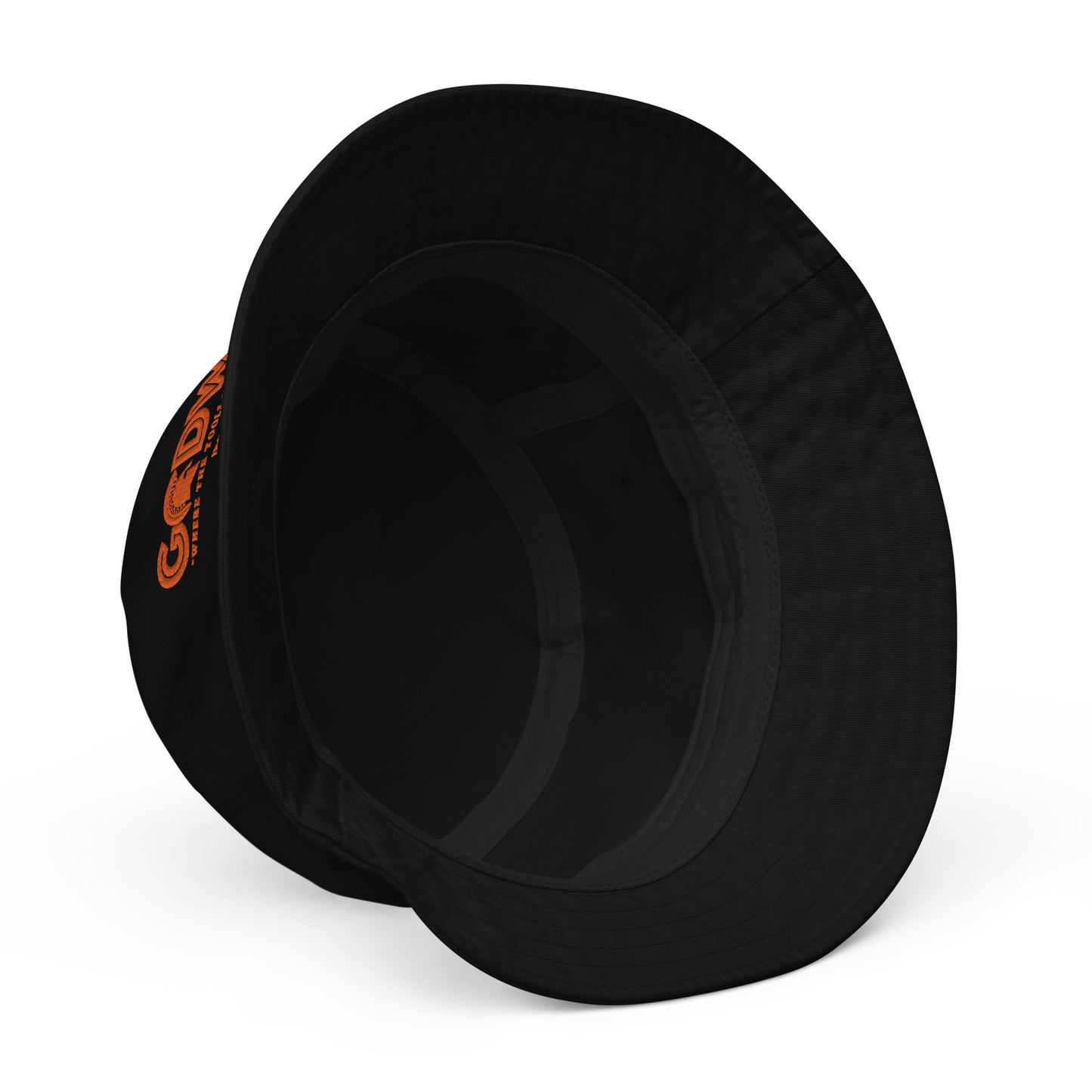 Godware Unisex Organic bucket hat - Orange print
