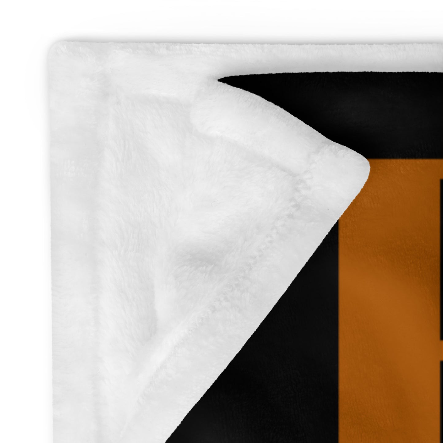 Prayer Velvety Soft Throw Blanket - Earthtone/Black