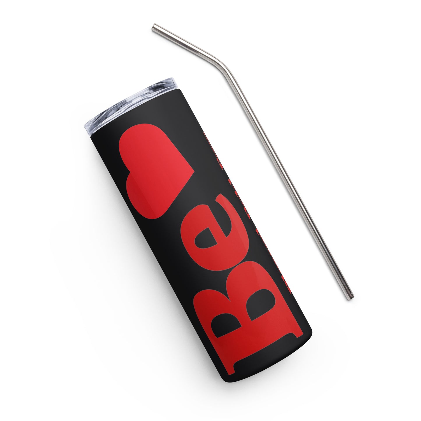 Be Inspired tumbler - Red print