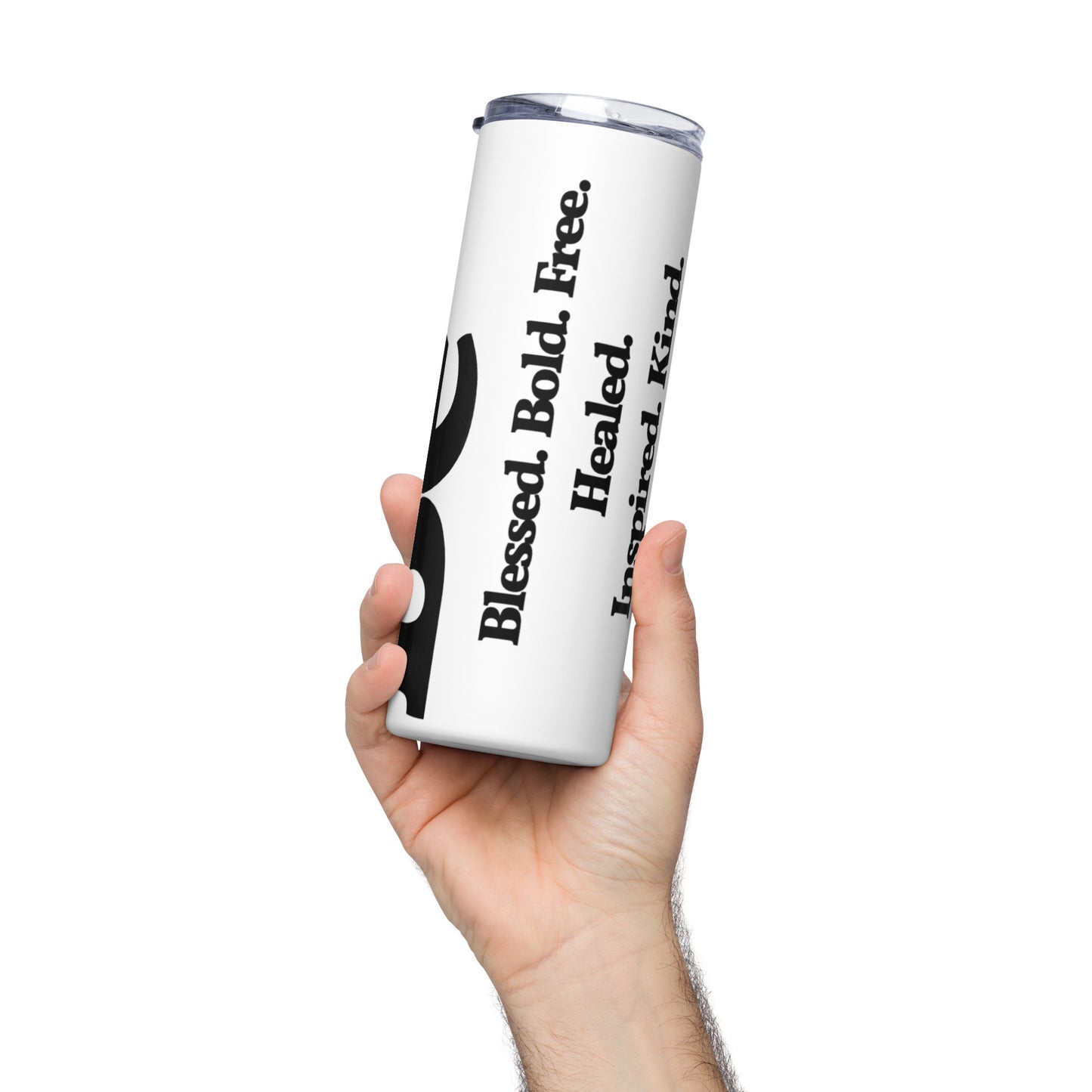 Be Inspired tumbler - White & Black