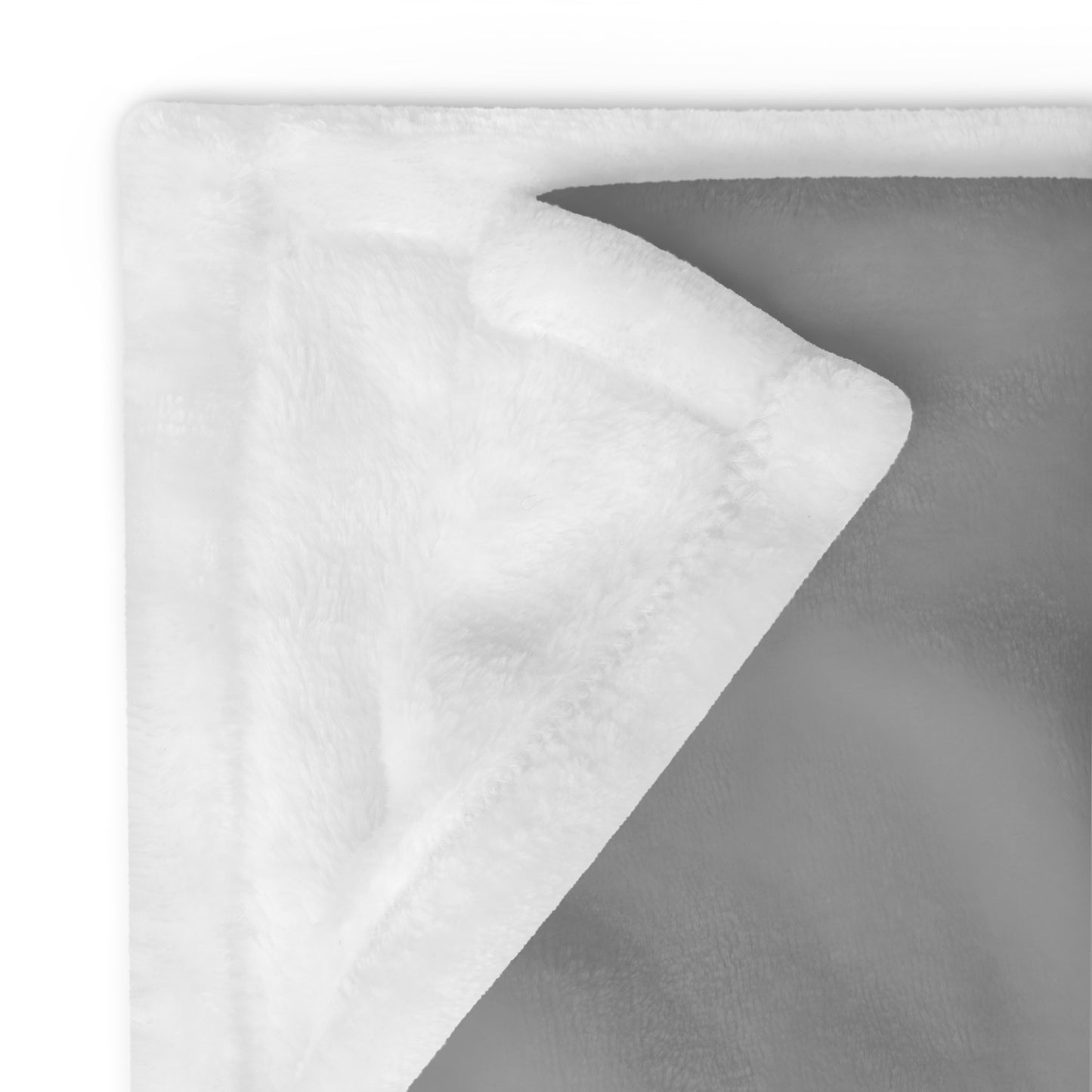Dear God Velvety Soft Throw Blanket - Grey