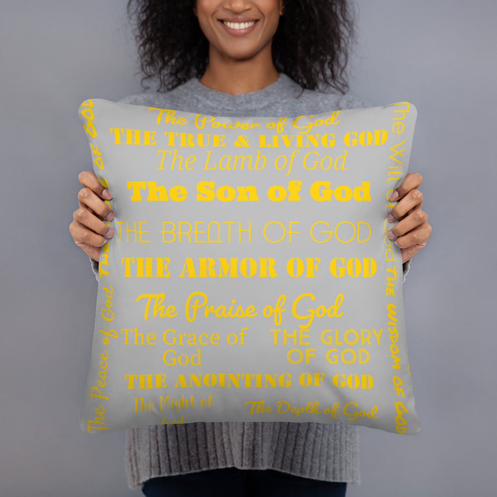 Attributes of God Velvety Soft Throw Blanket