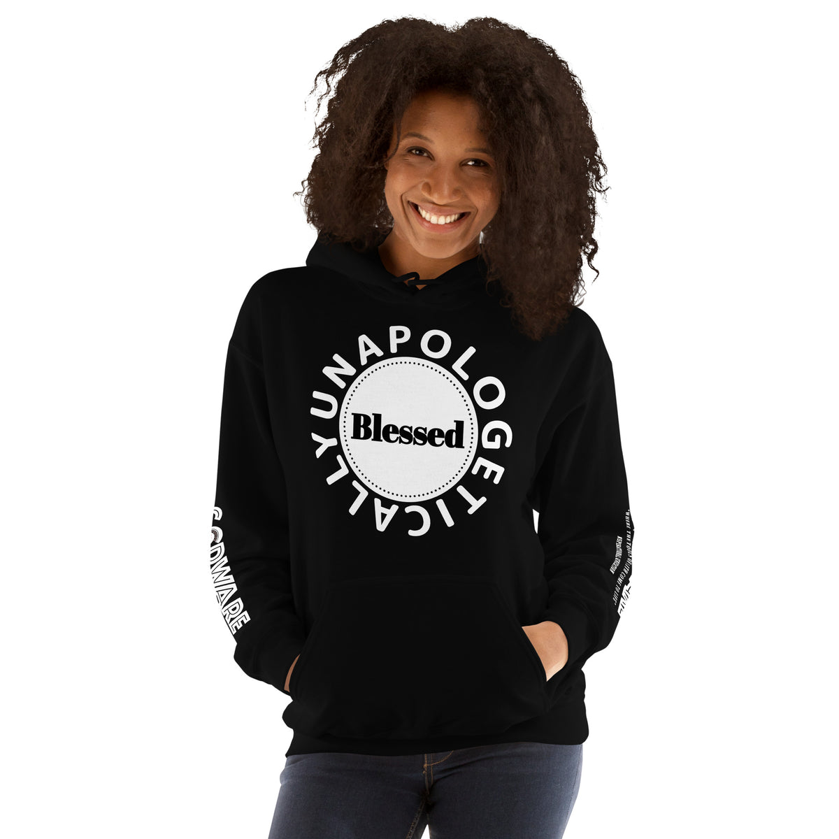Unapologetically Blessed Hoodie - Christian Pullover Sweatshirt | Faith-Based Apparel