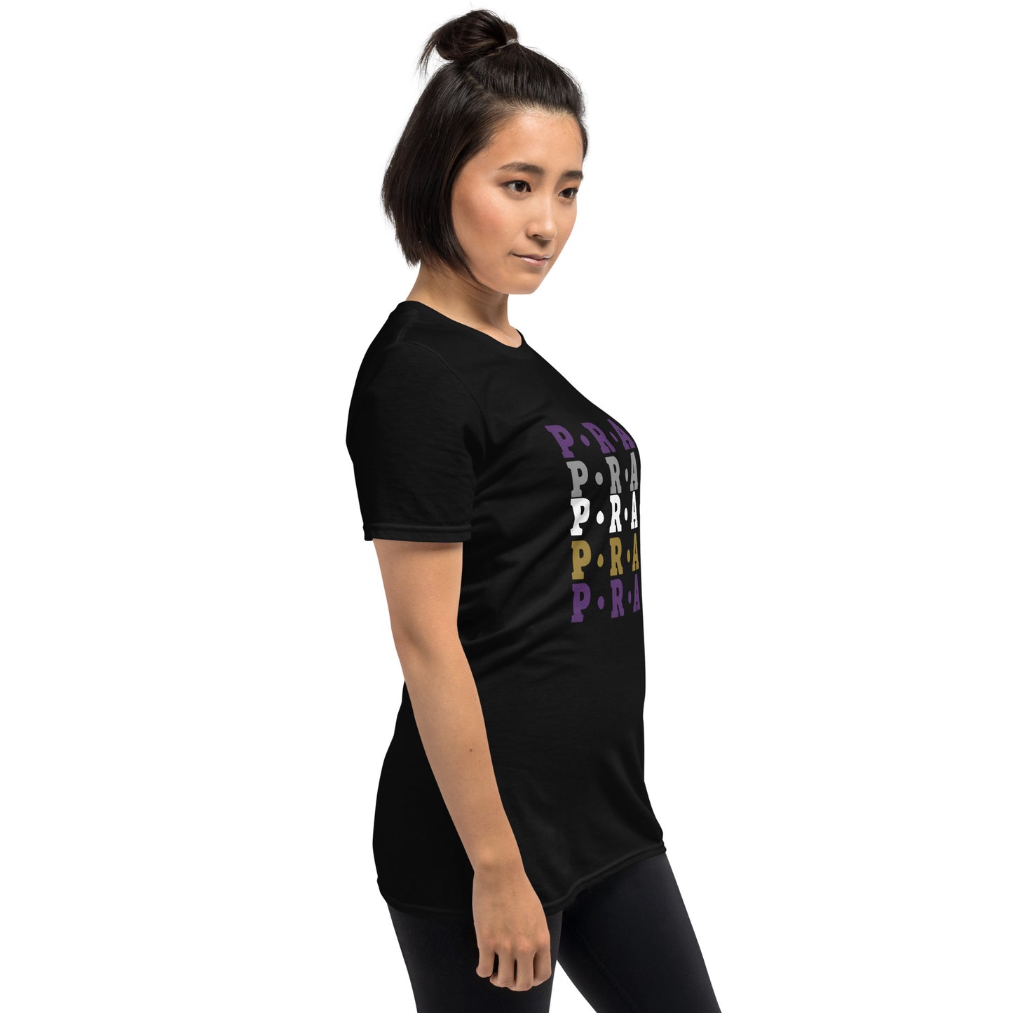Pray Soft Style Cotton T-Shirt - Purple multi