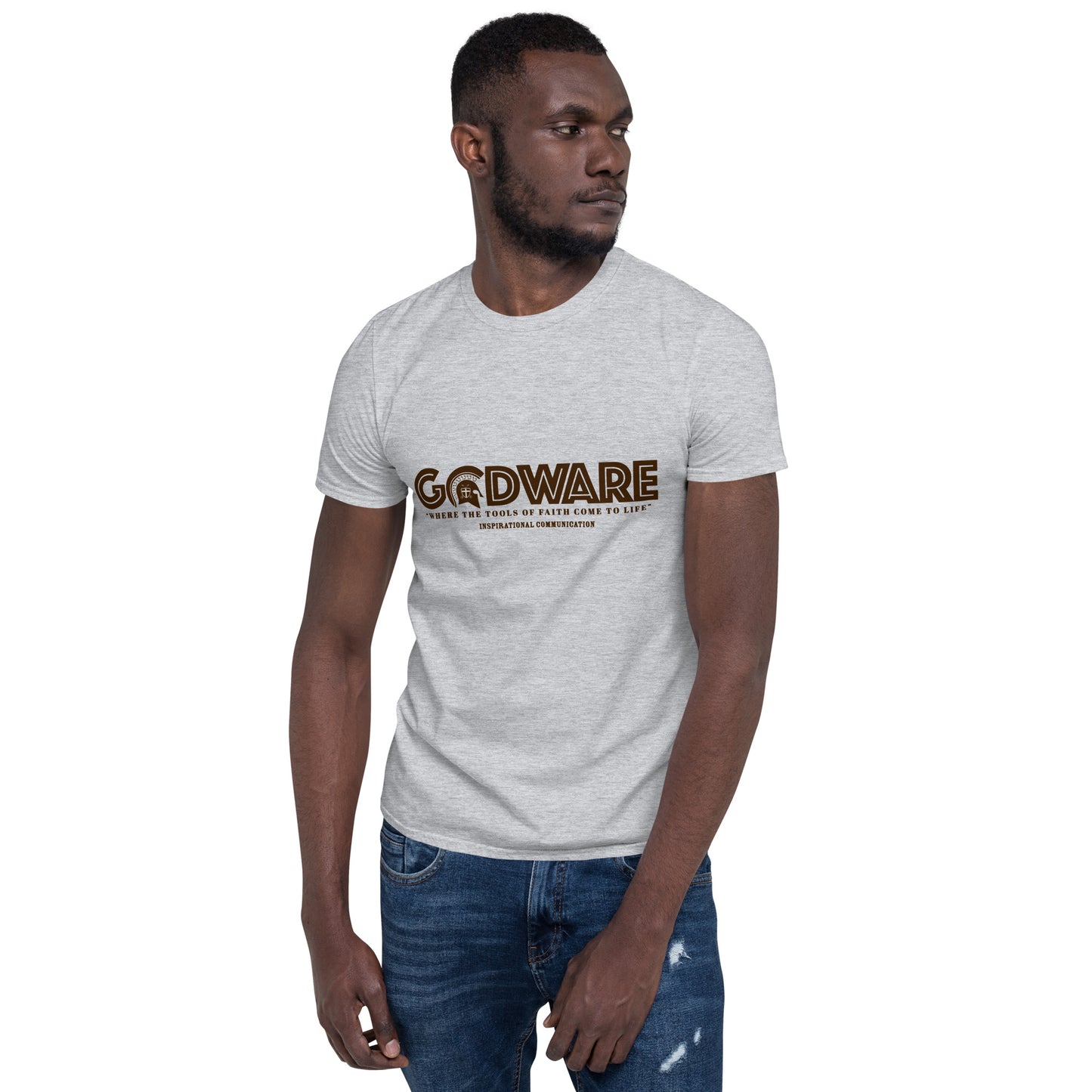Godware short-sleeve crew neck T-Shirt  (Coffee print)