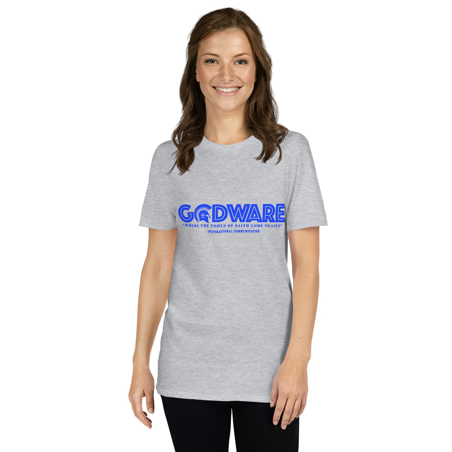 Godware short-sleeve crew neck T-Shirt - royal print