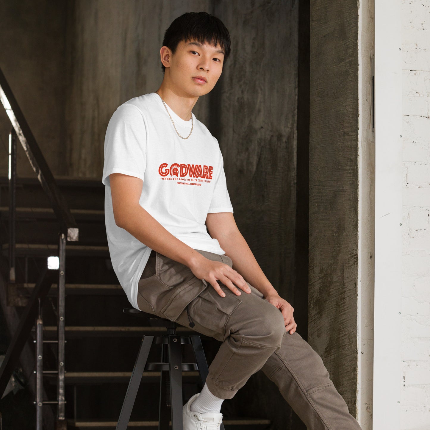 Godware Logo Softstyle Unisex T-Shirtt (Red)