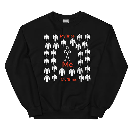 My Tribe Inspirational Sweatshirt - White Print