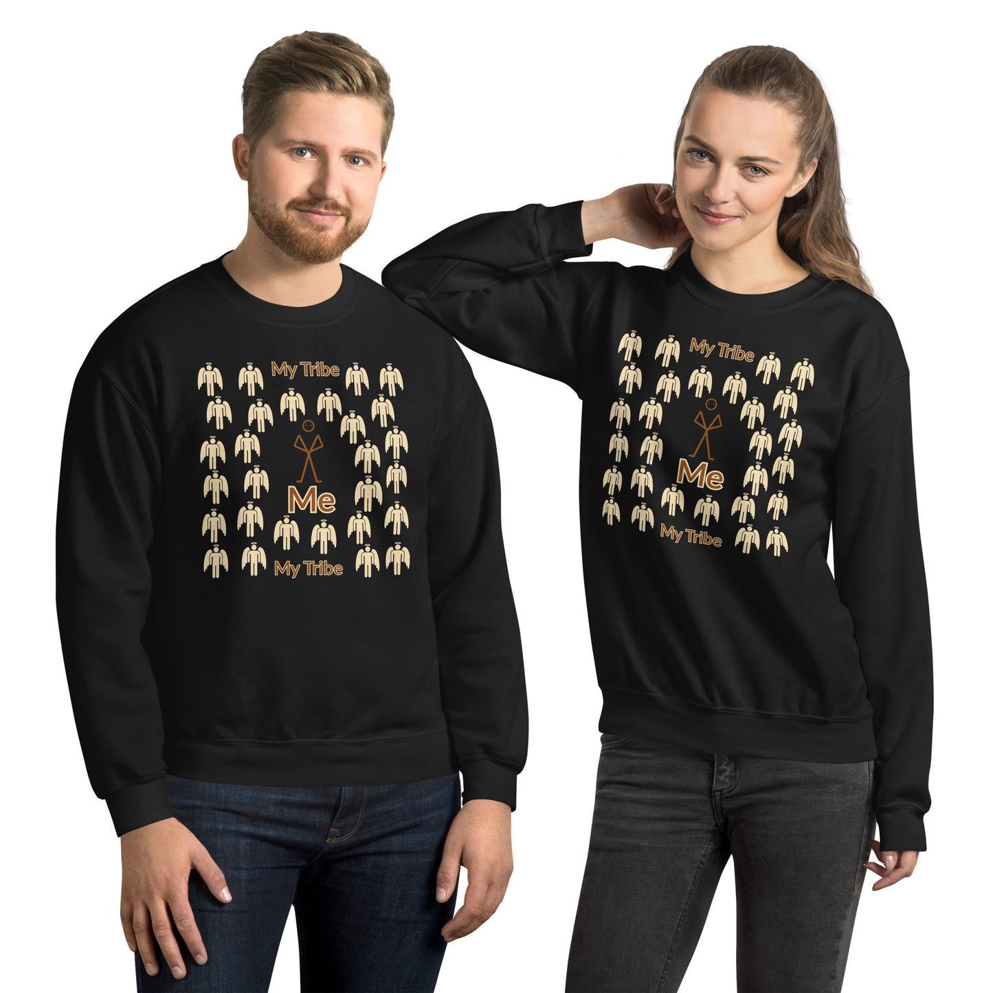My Tribe Inspirational Sweatshirt - Earthtone Print