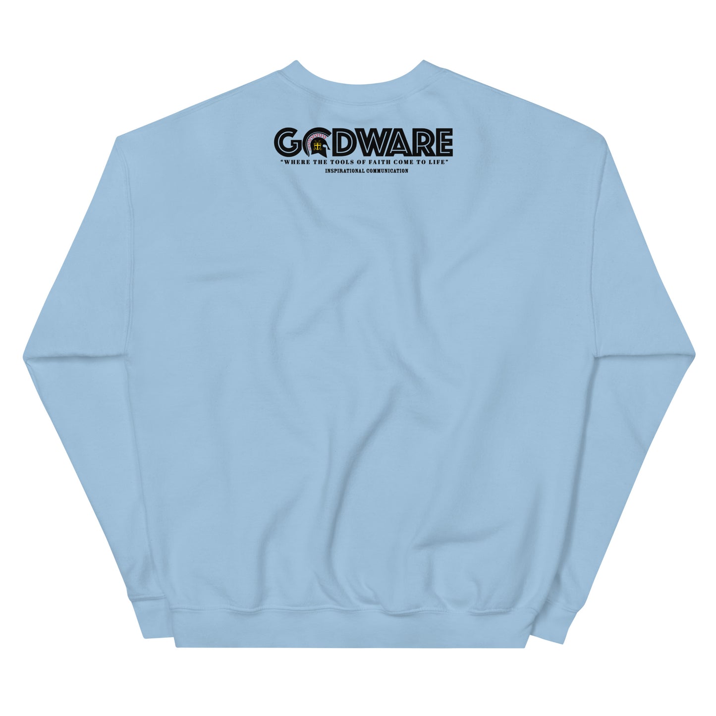 Praise crew neck Sweatshirt - Black Print