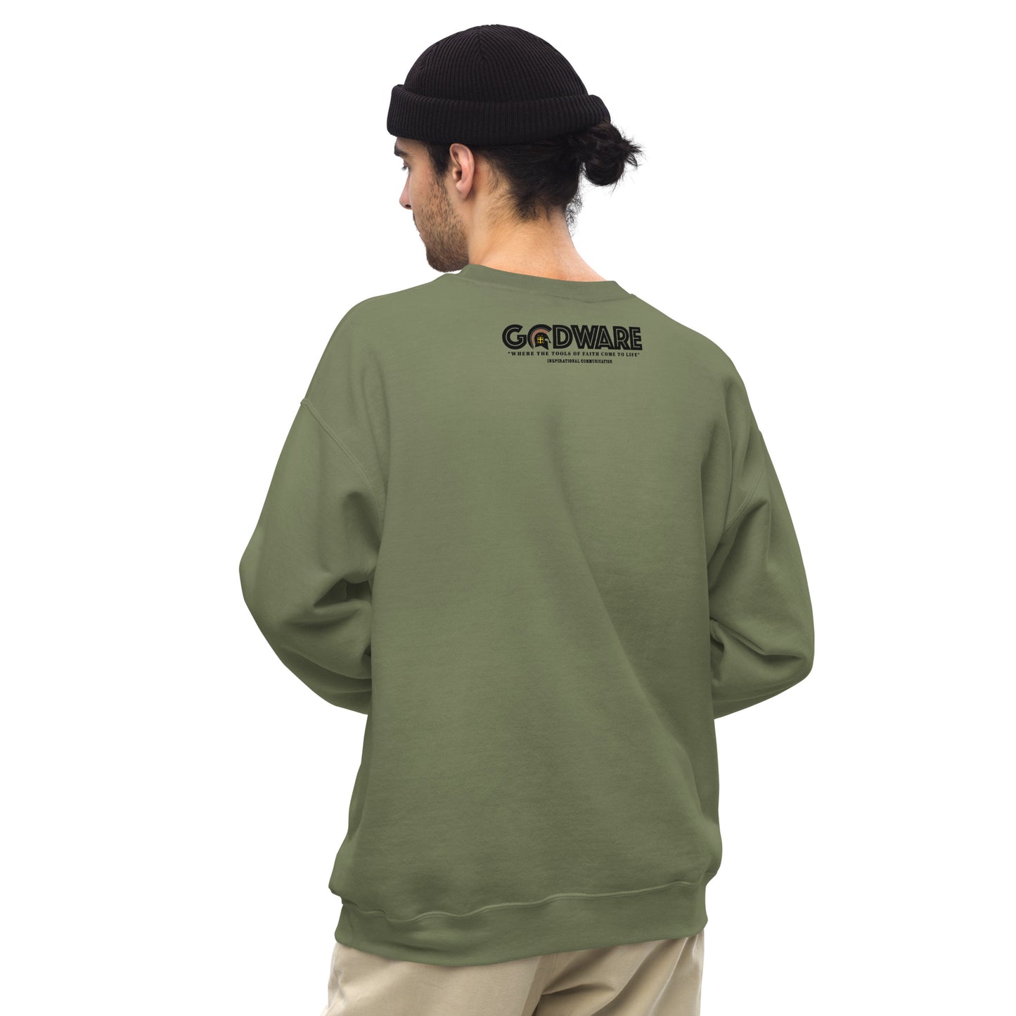 My Tribe Inspirational Sweatshirt - Black print