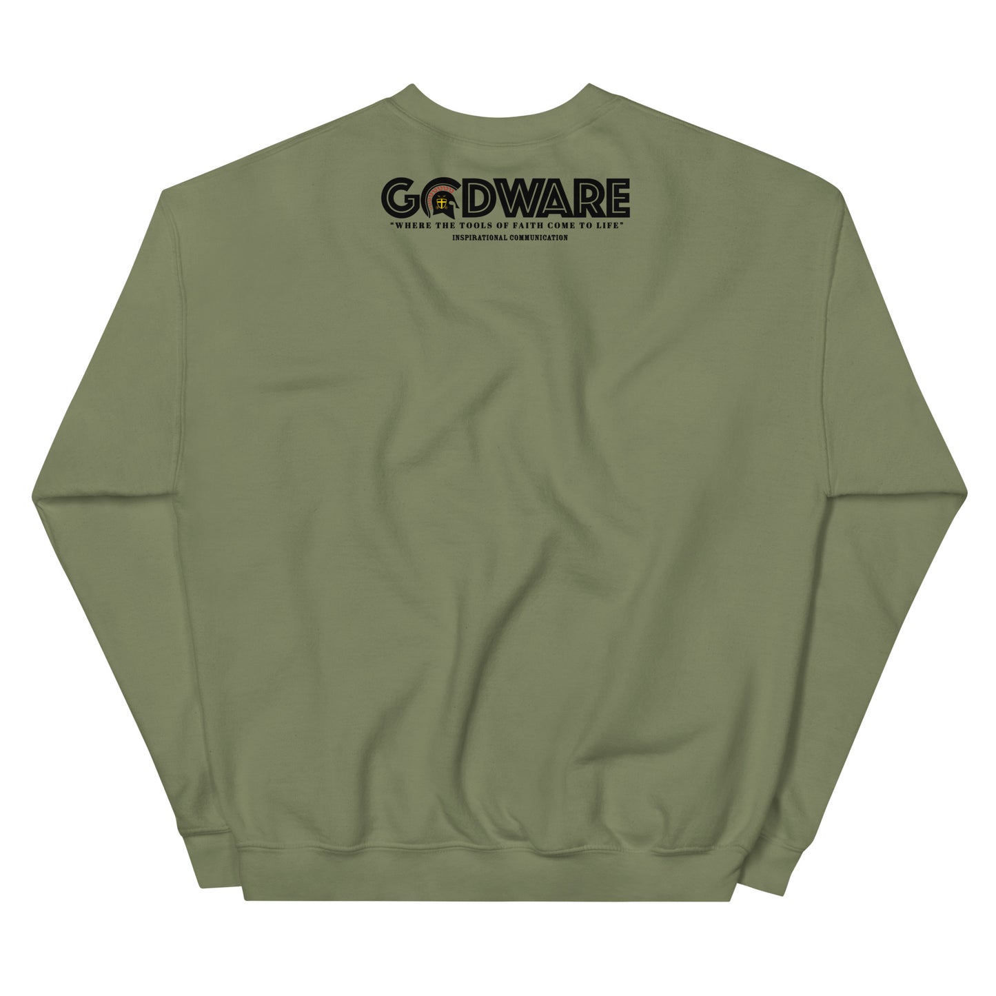 Praise crew neck Sweatshirt - Black Print