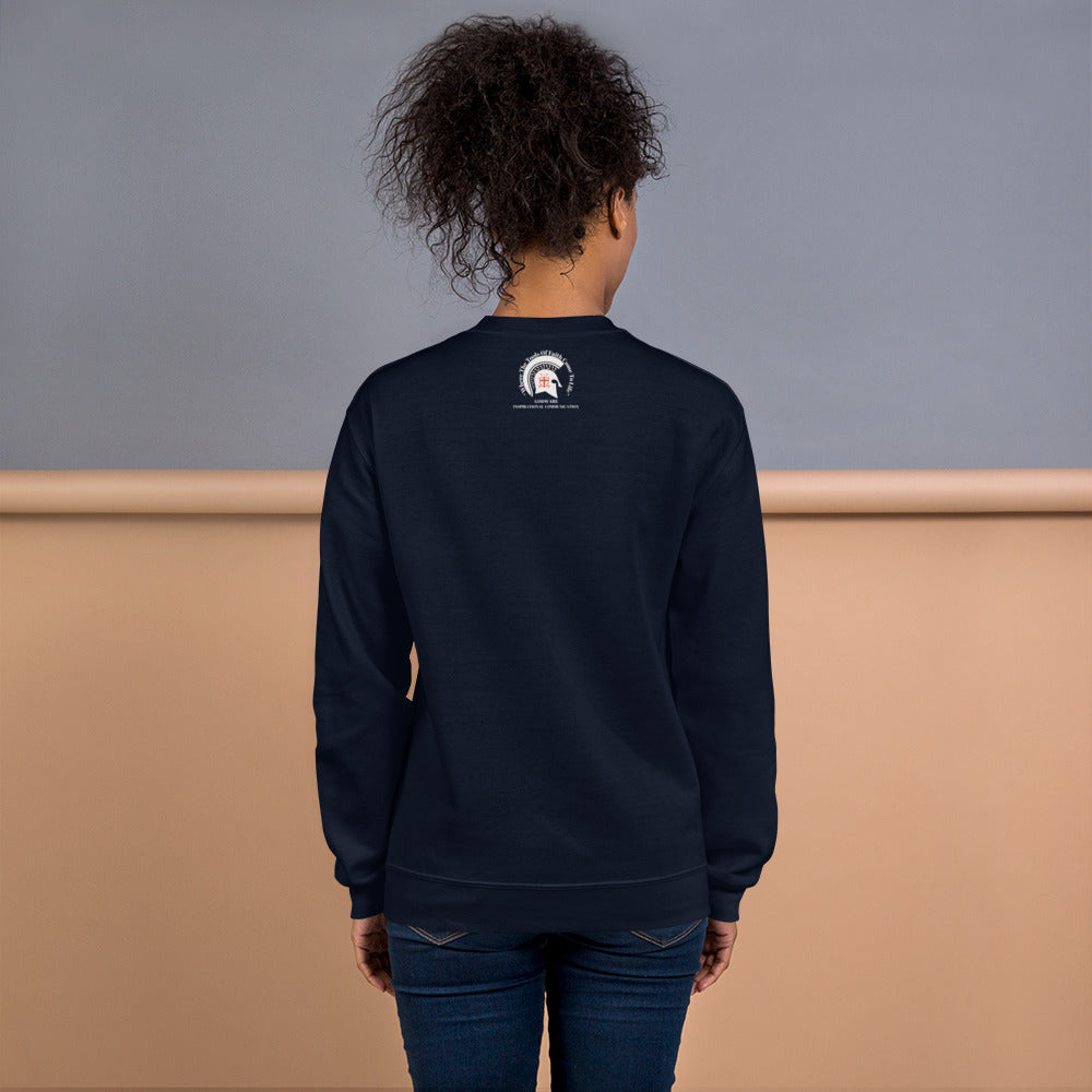 Godware Crew Neck Sweatshirt - White print logo