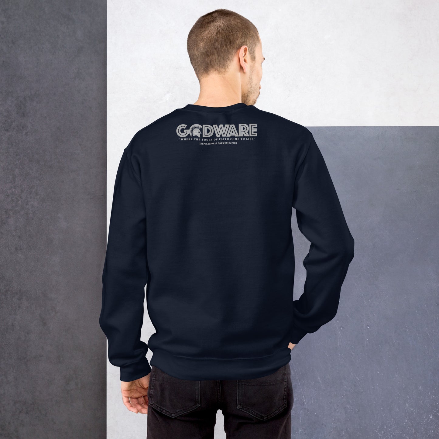 Make Sense Unisex Sweatshirt - Grey Print