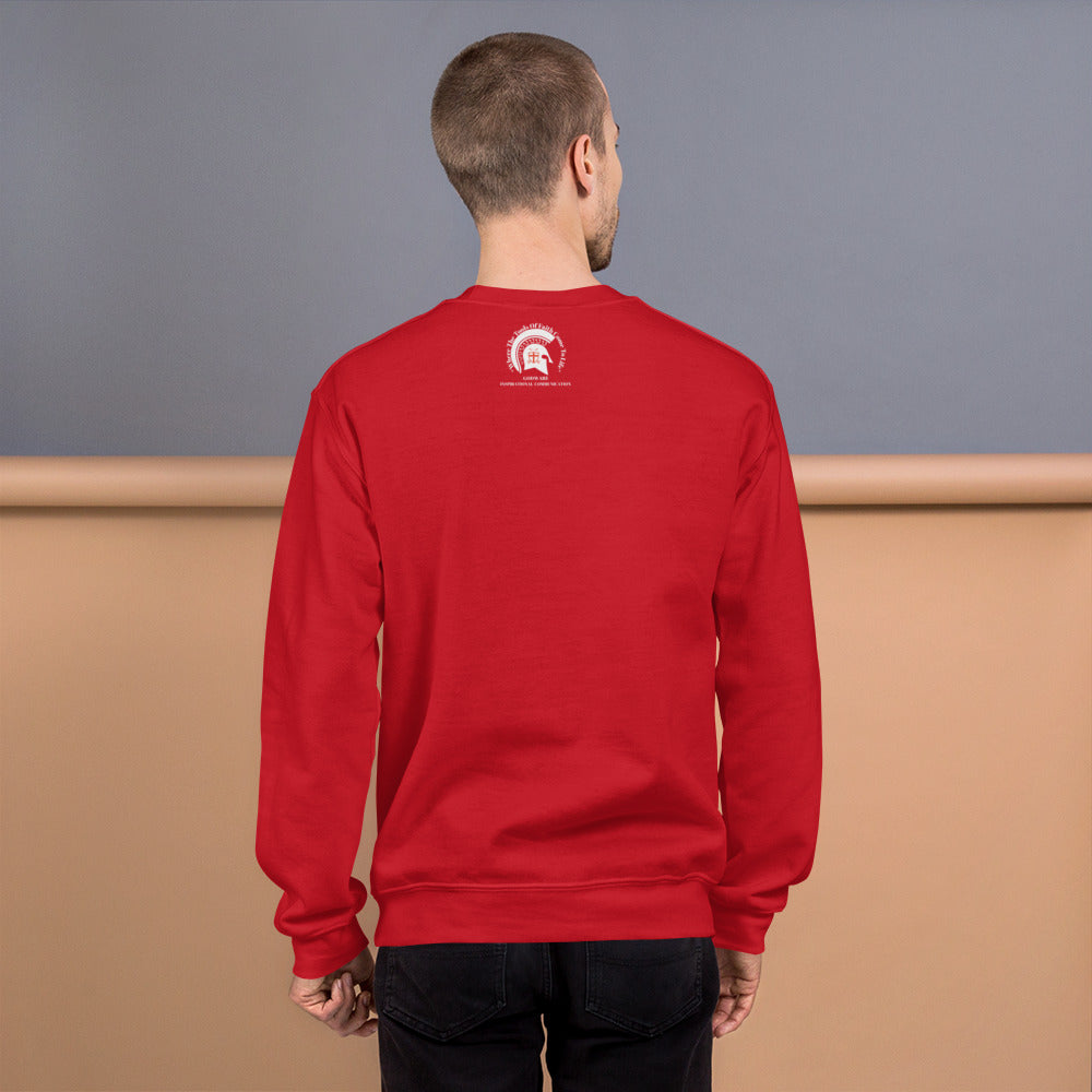Godware Crew Neck Sweatshirt - White print logo
