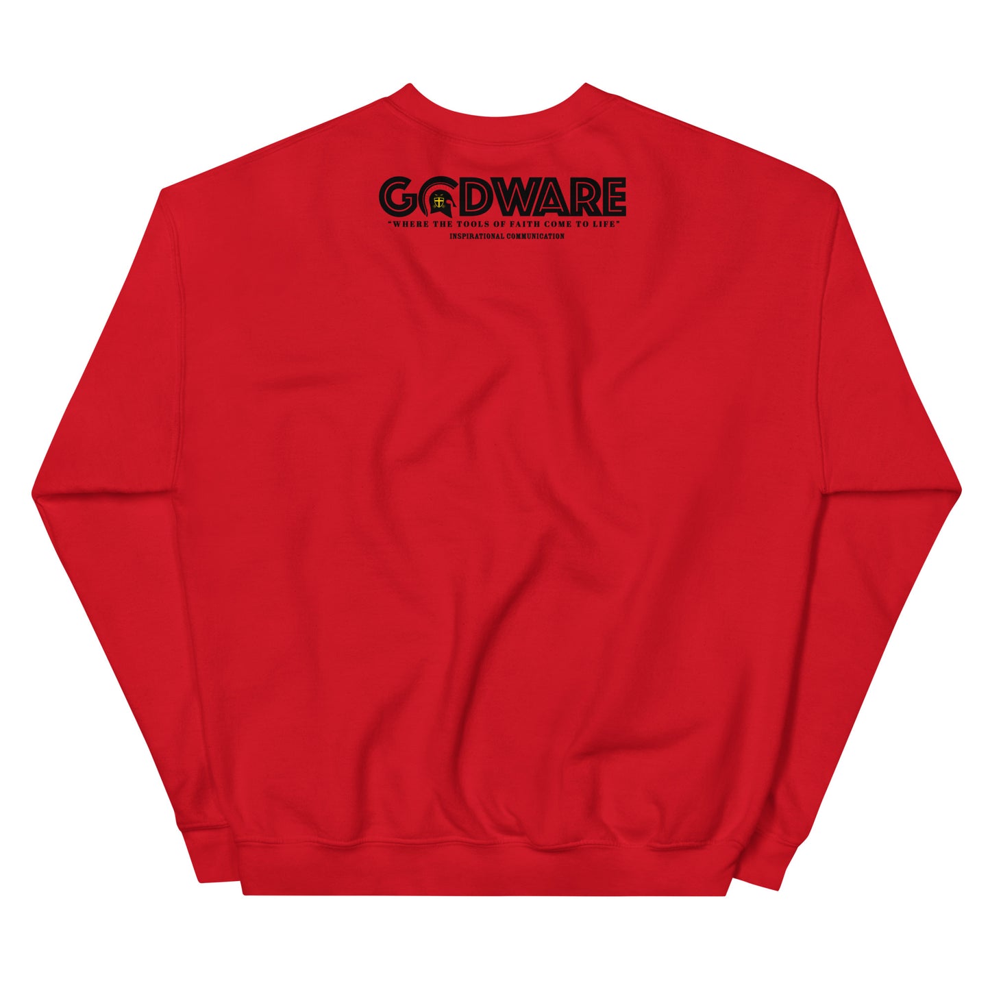 Praise crew neck Sweatshirt - Black Print