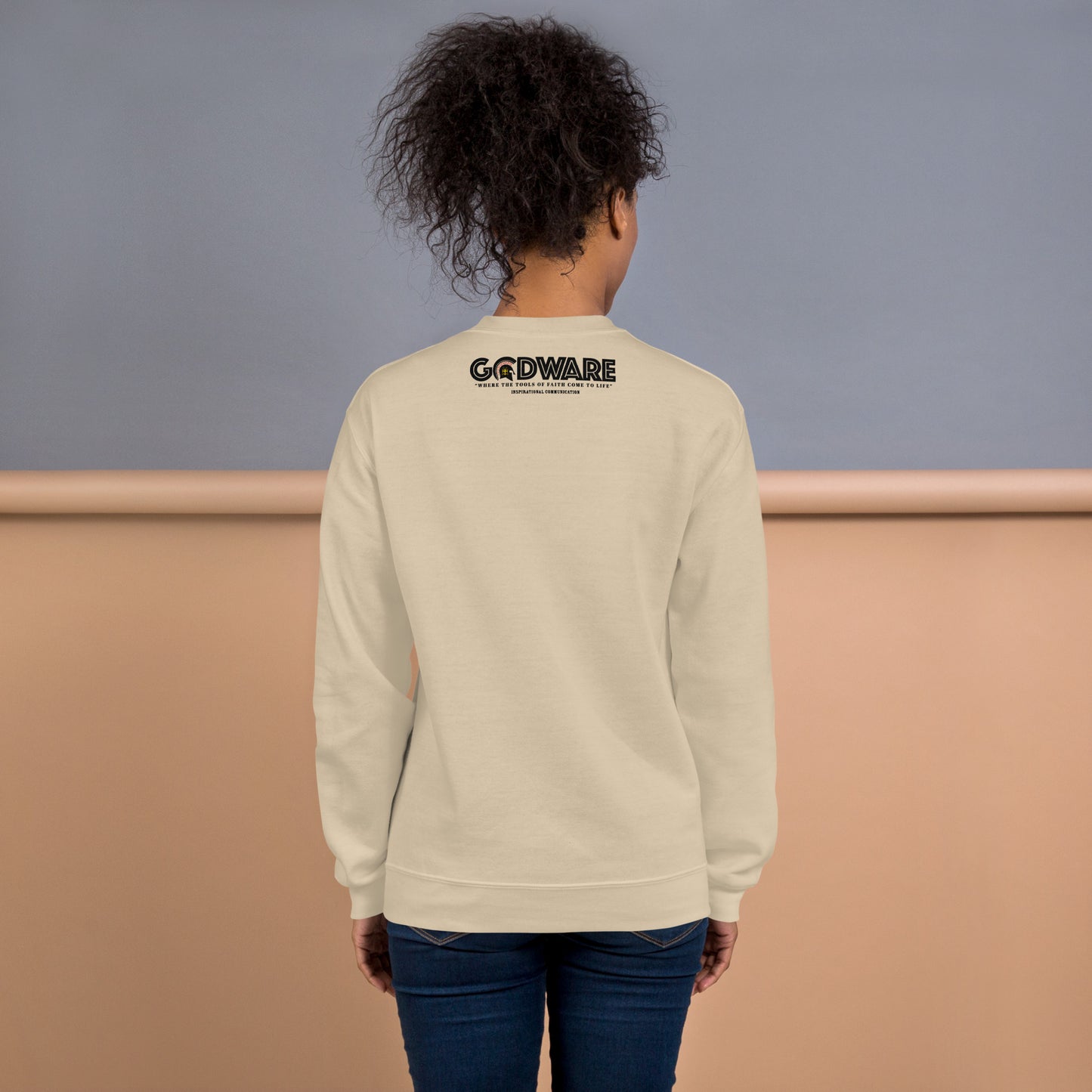 My Tribe Inspirational Sweatshirt - Black print