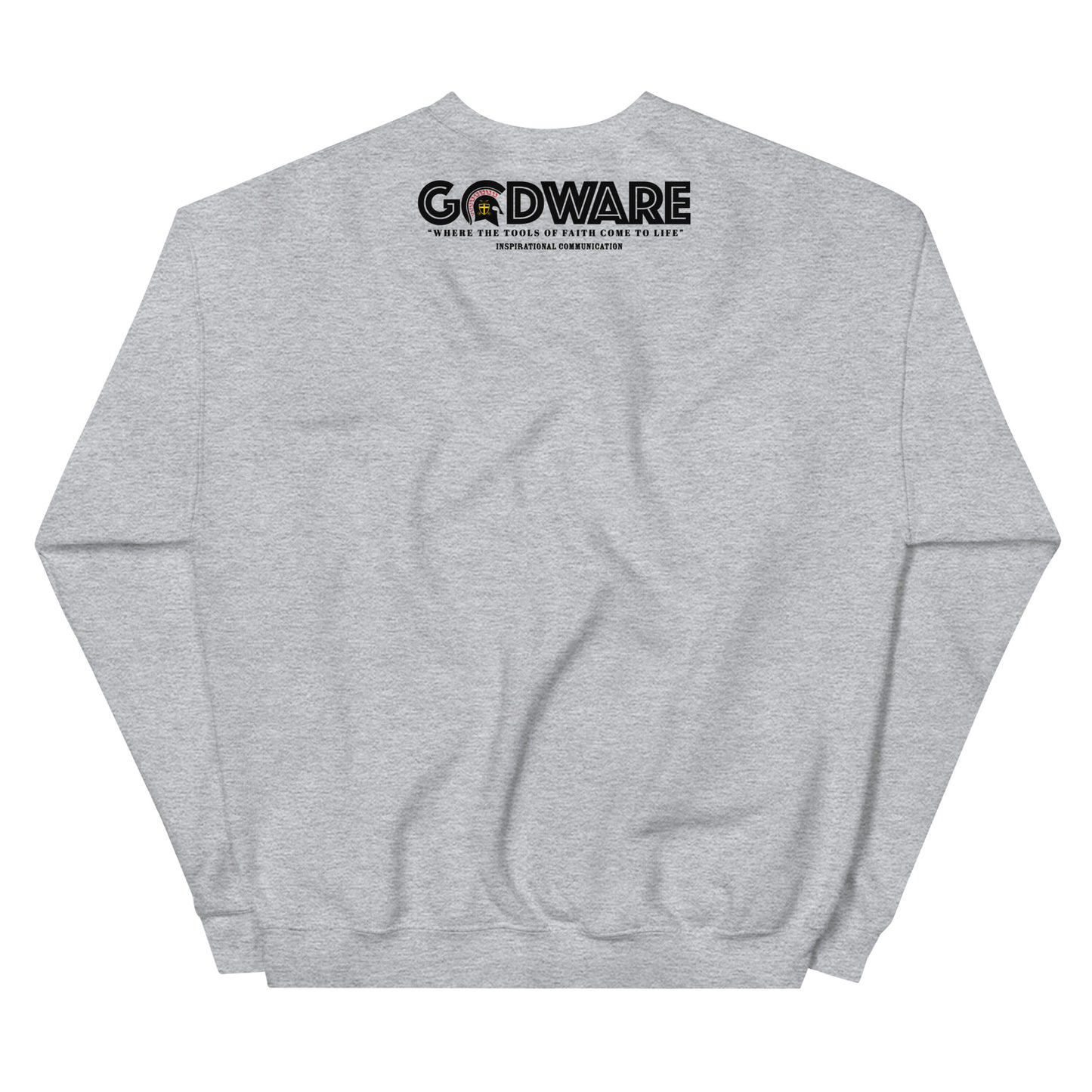 Attributes of God Crew Neck Sweatshirt - Black Spiral
