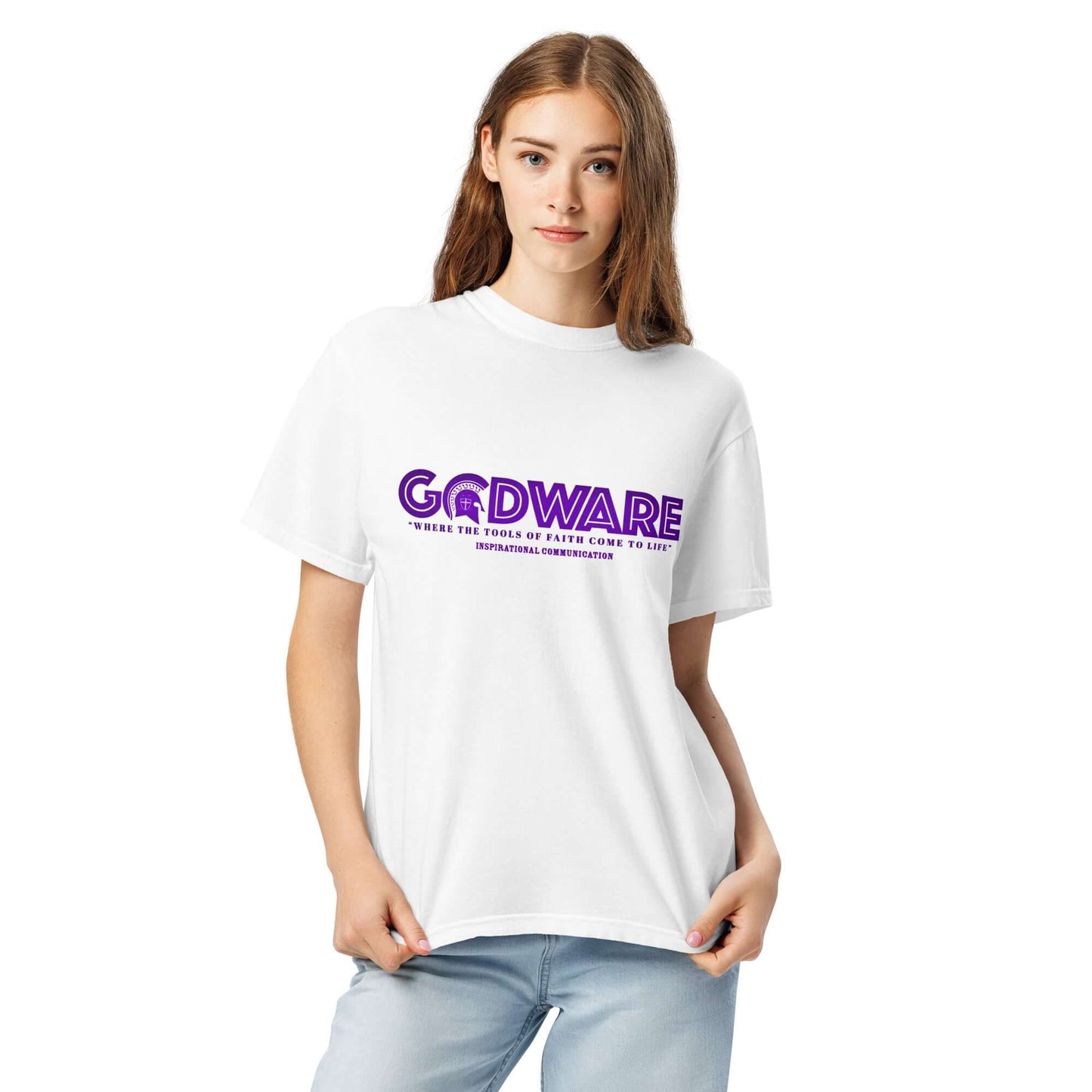 Man praying with God image