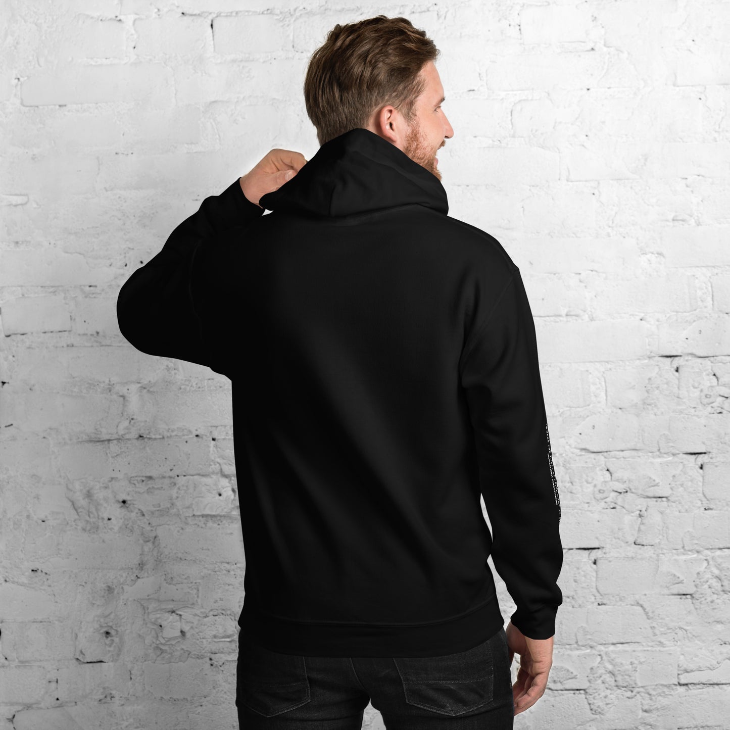 Praise Cotton Hoodie - White Print