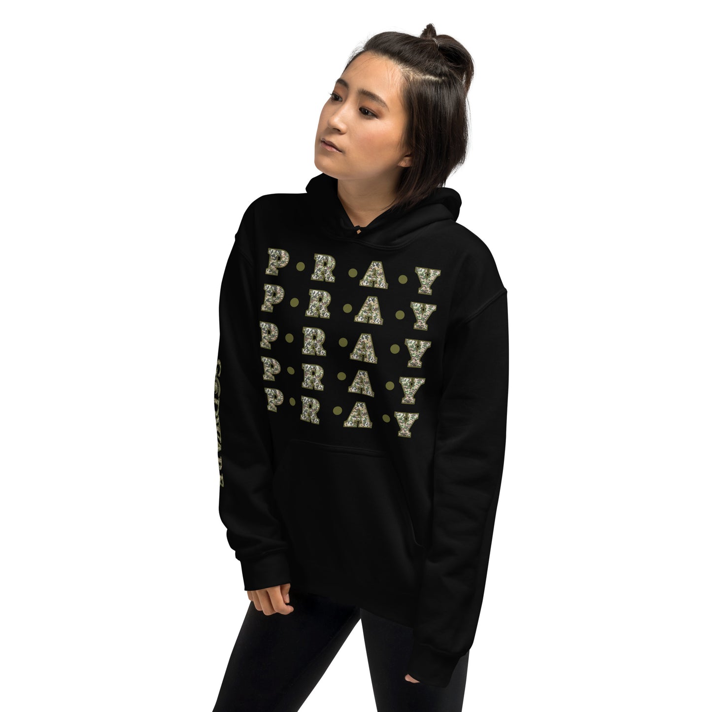 Pray Unisex Hoodie - Camo Multi
