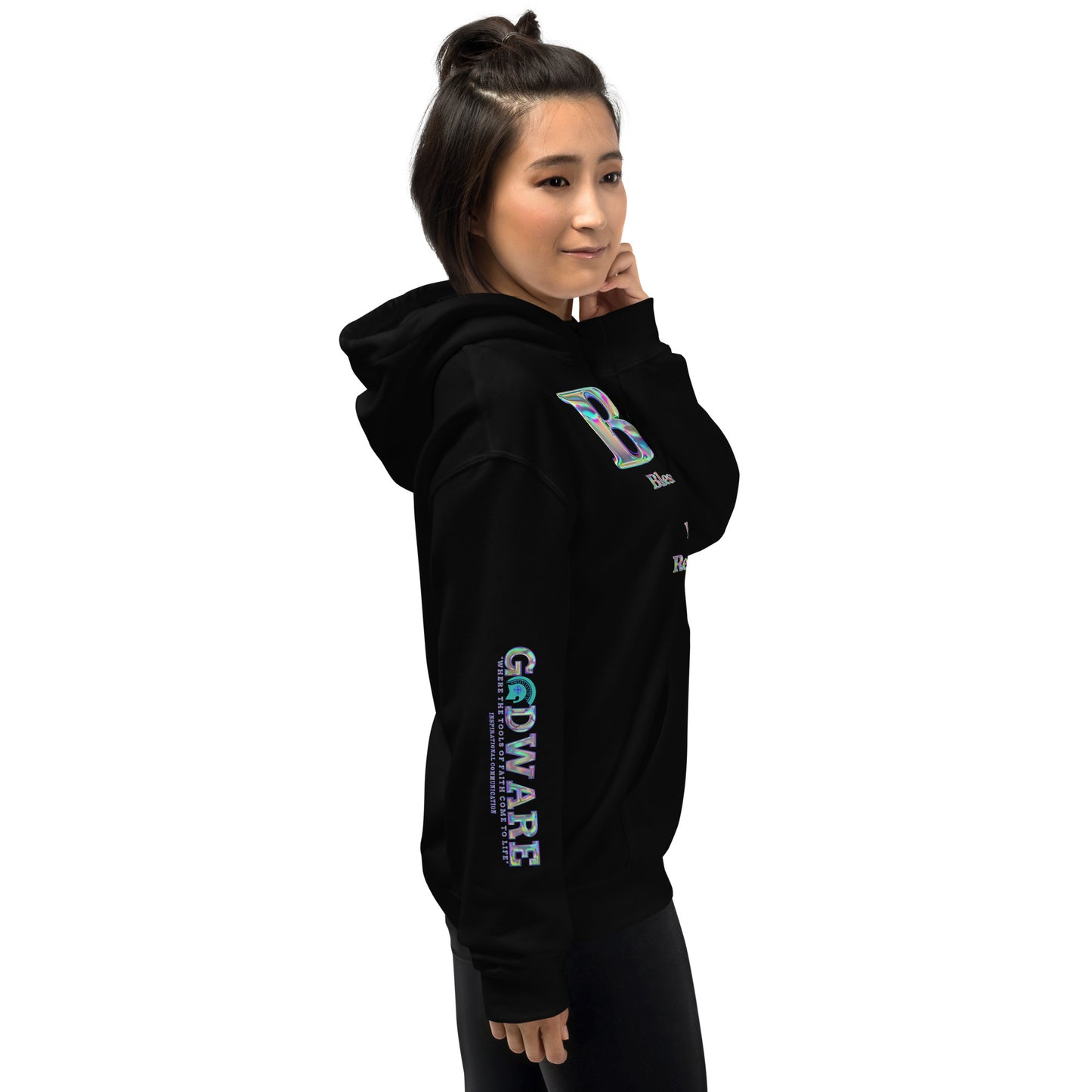Be Inspired Unisex Hoodie - Iridescent matte print