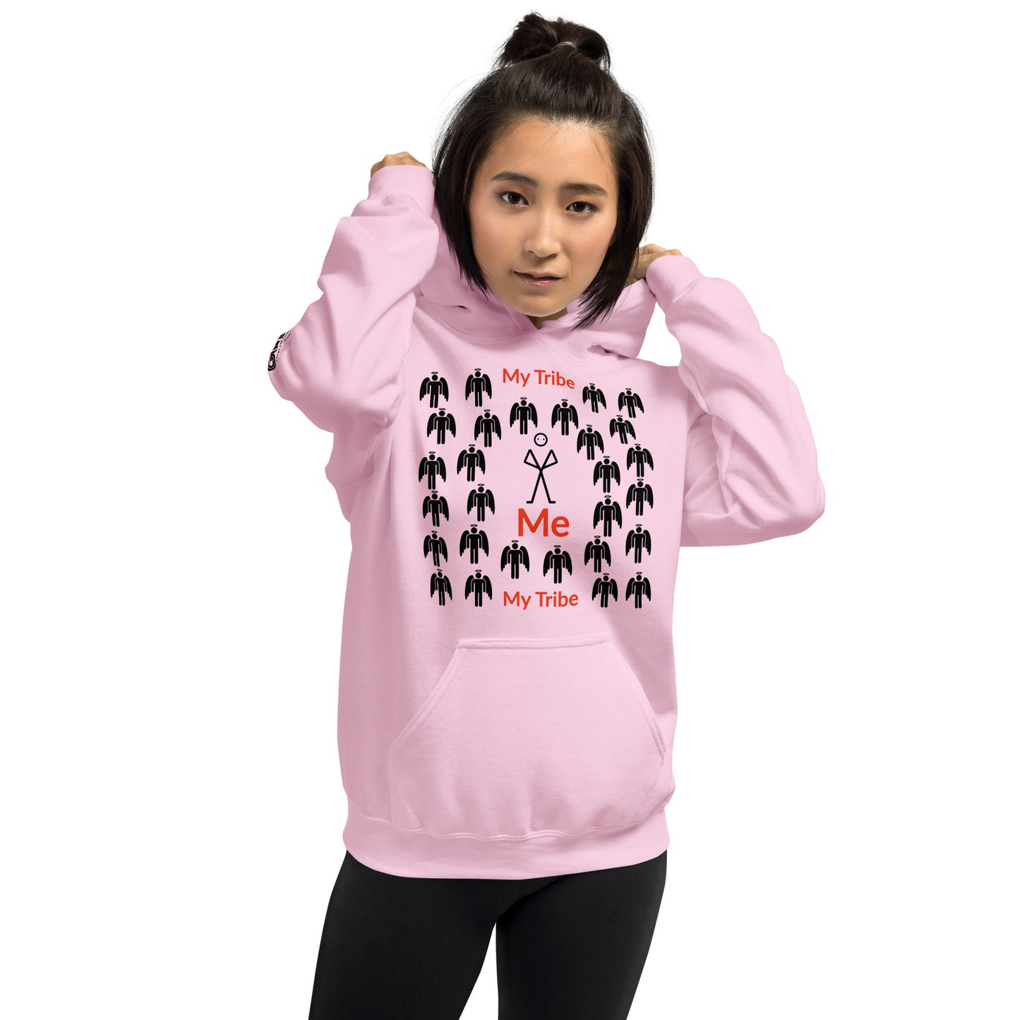 My Tribe Unisex Hoodie - Black Print