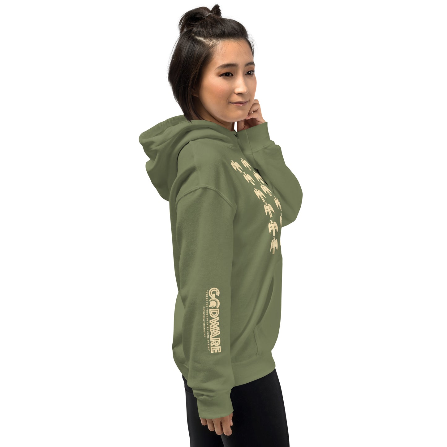 My Tribe Unisex Hoodie - Earthtone print