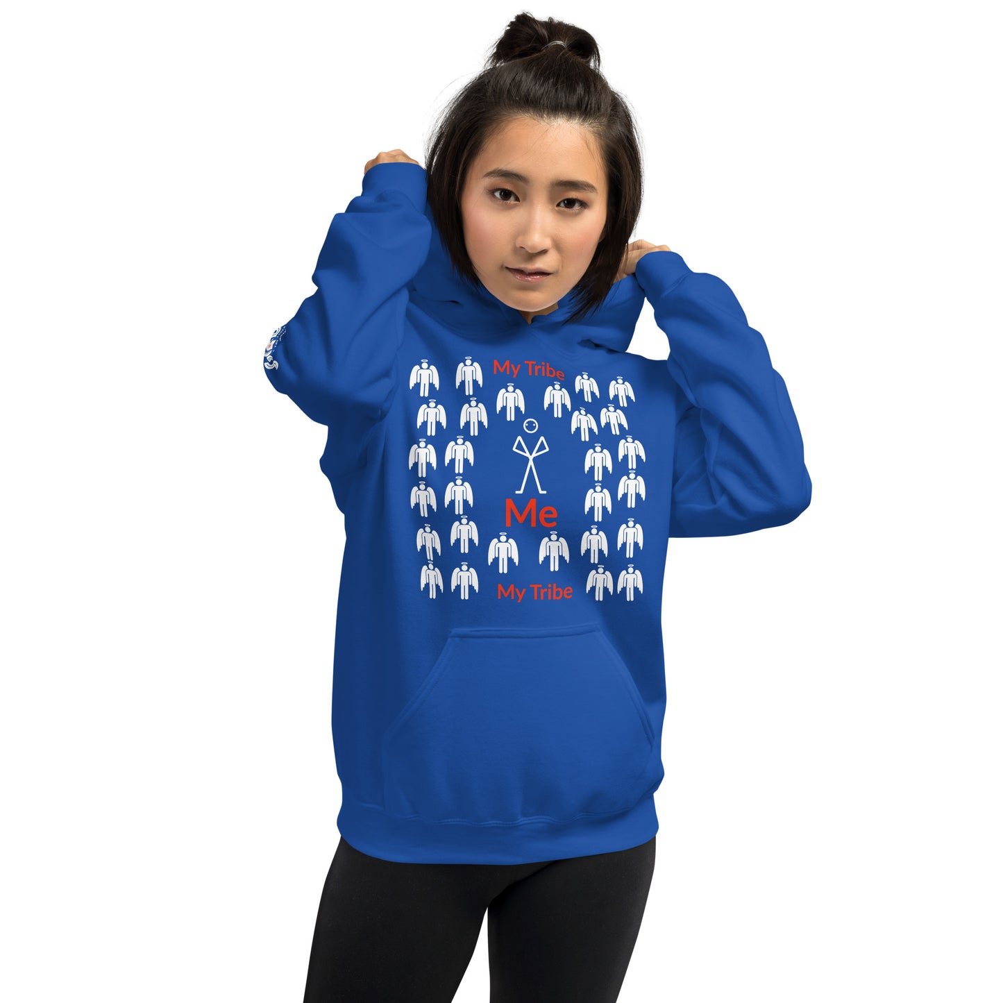 My Tribe Unisex Hoodie - White Print
