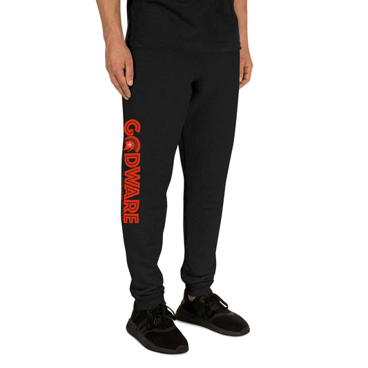 Godware Unisex Joggers/Sweatpants - Red Print