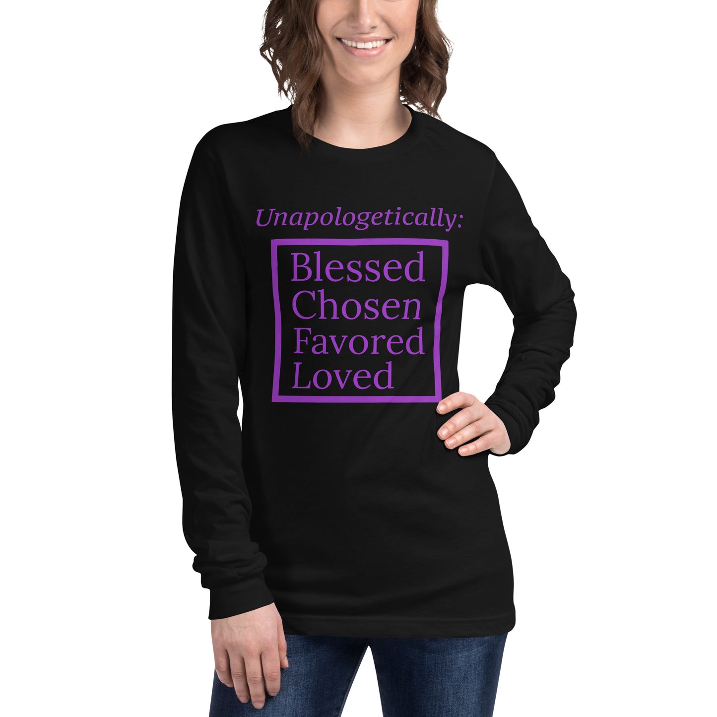 Unapologetic Unisex Long Sleeve Tee