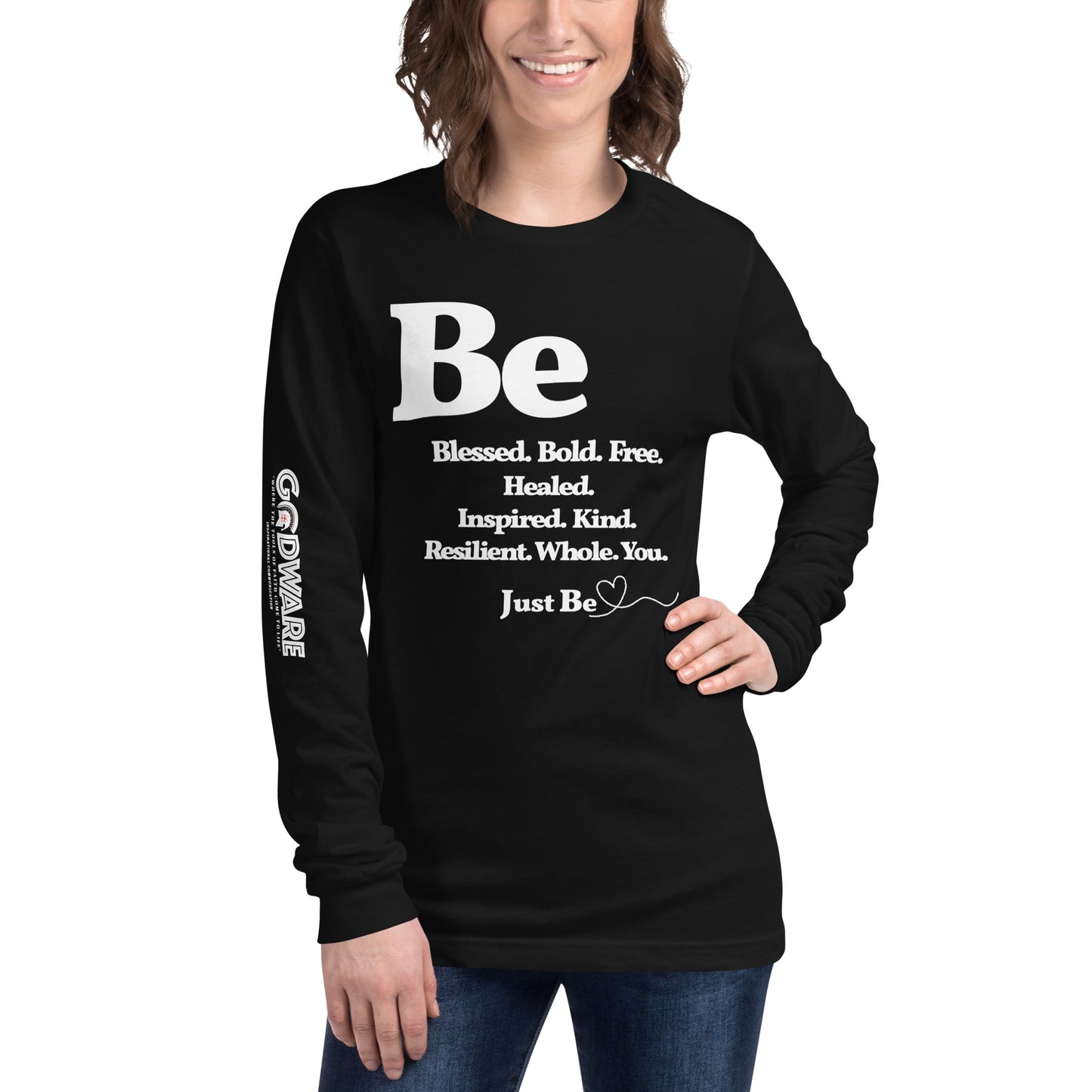 Be Inspired unisex long sleeve tee