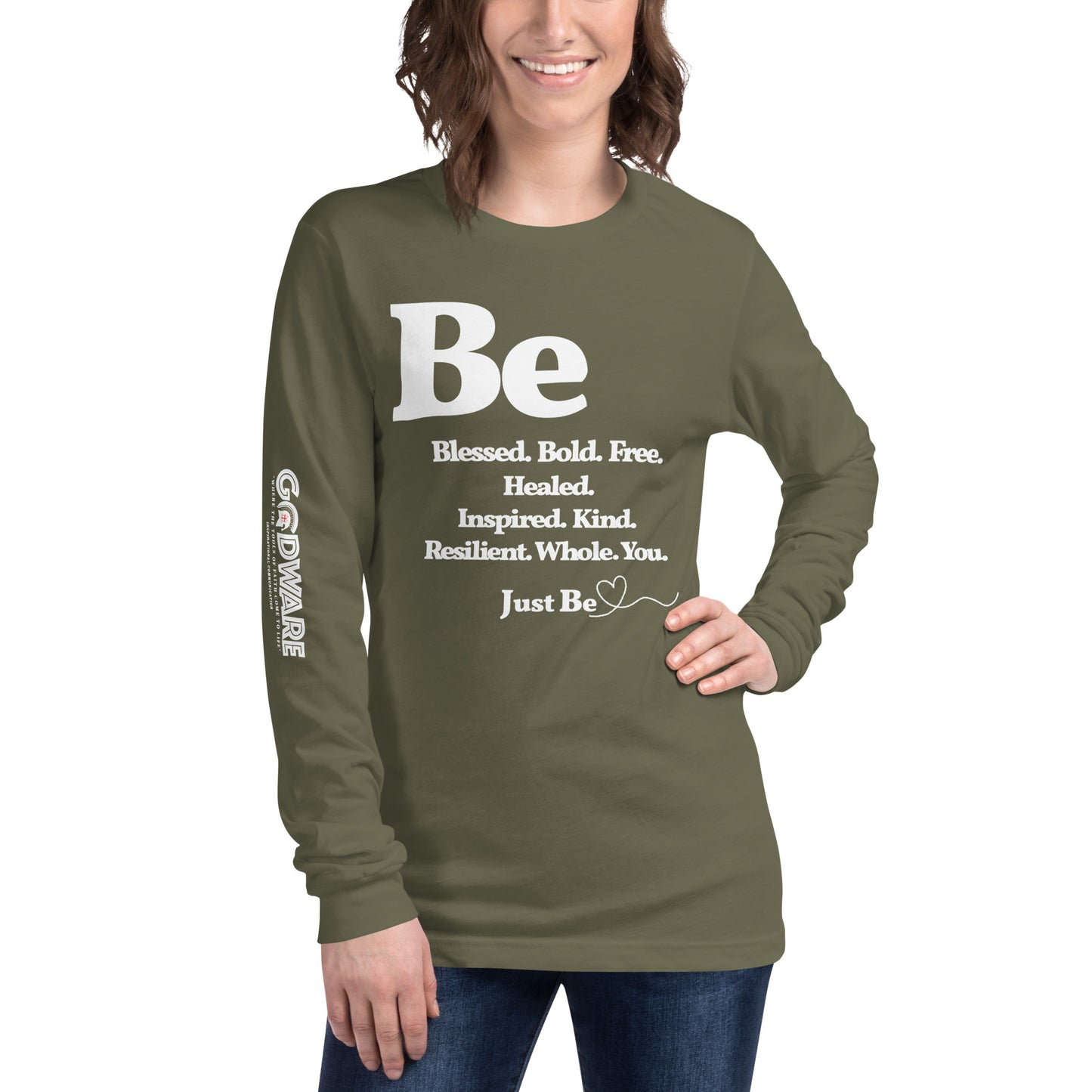 Be Inspired unisex long sleeve tee