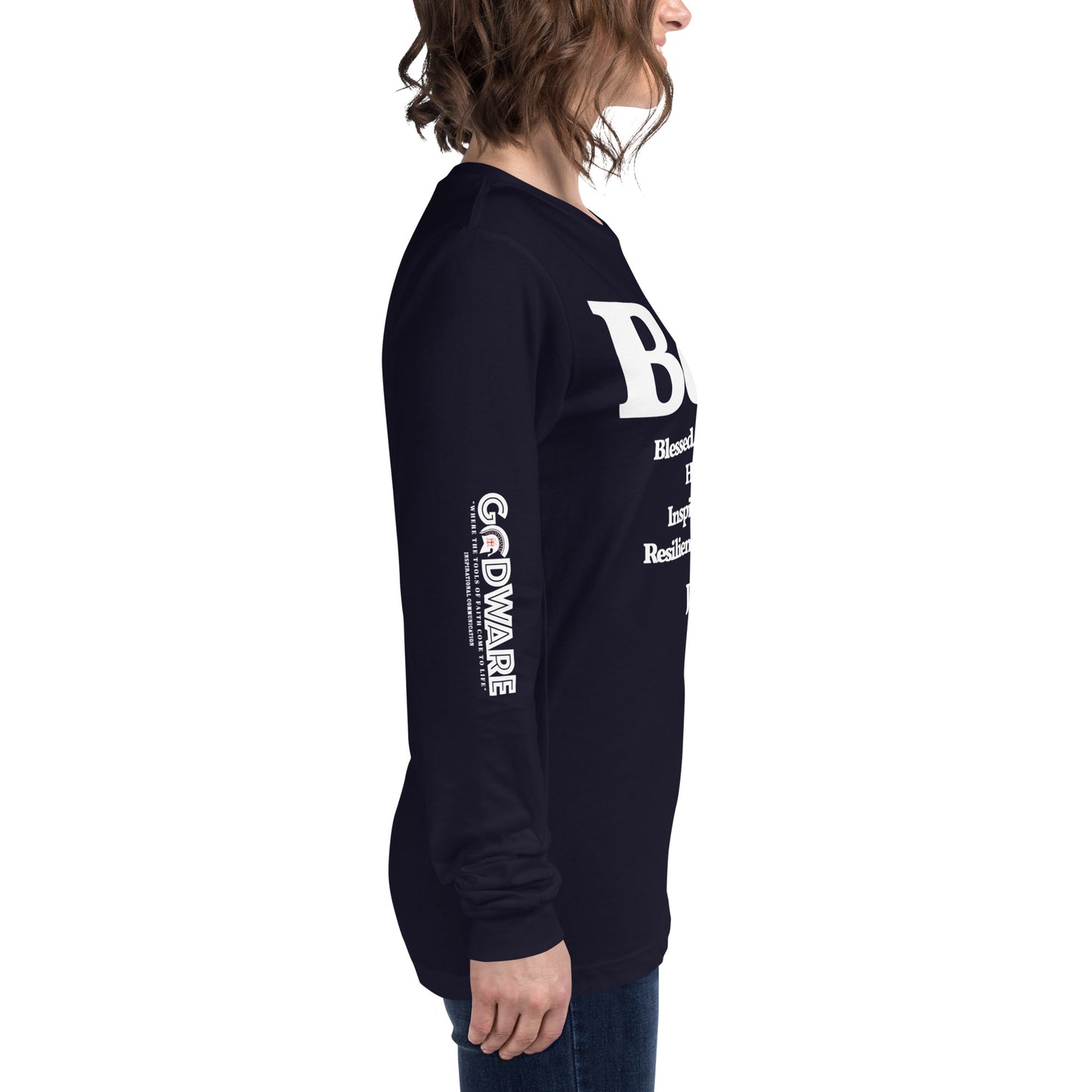 Be Inspired unisex long sleeve tee