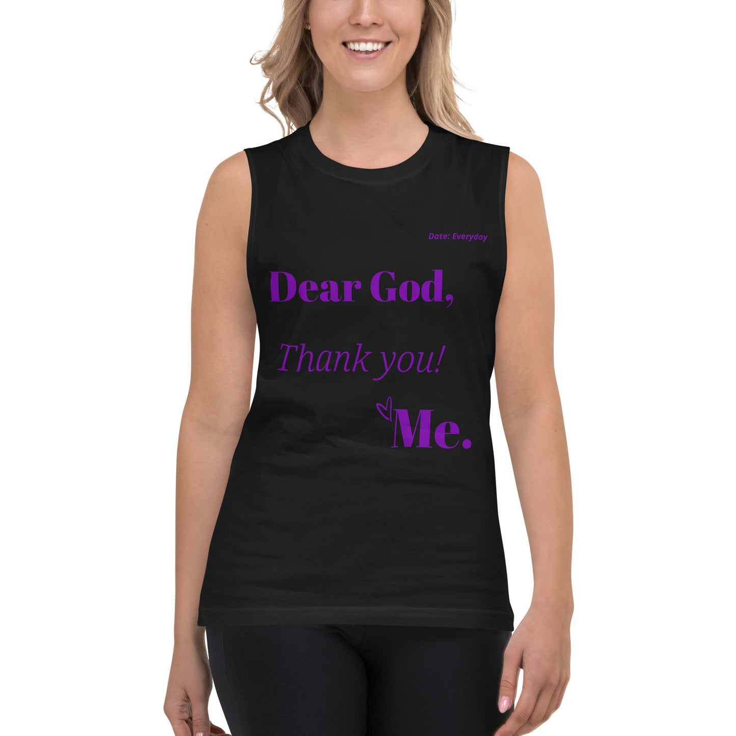 Dear God Unisex Sleeveless Shirt