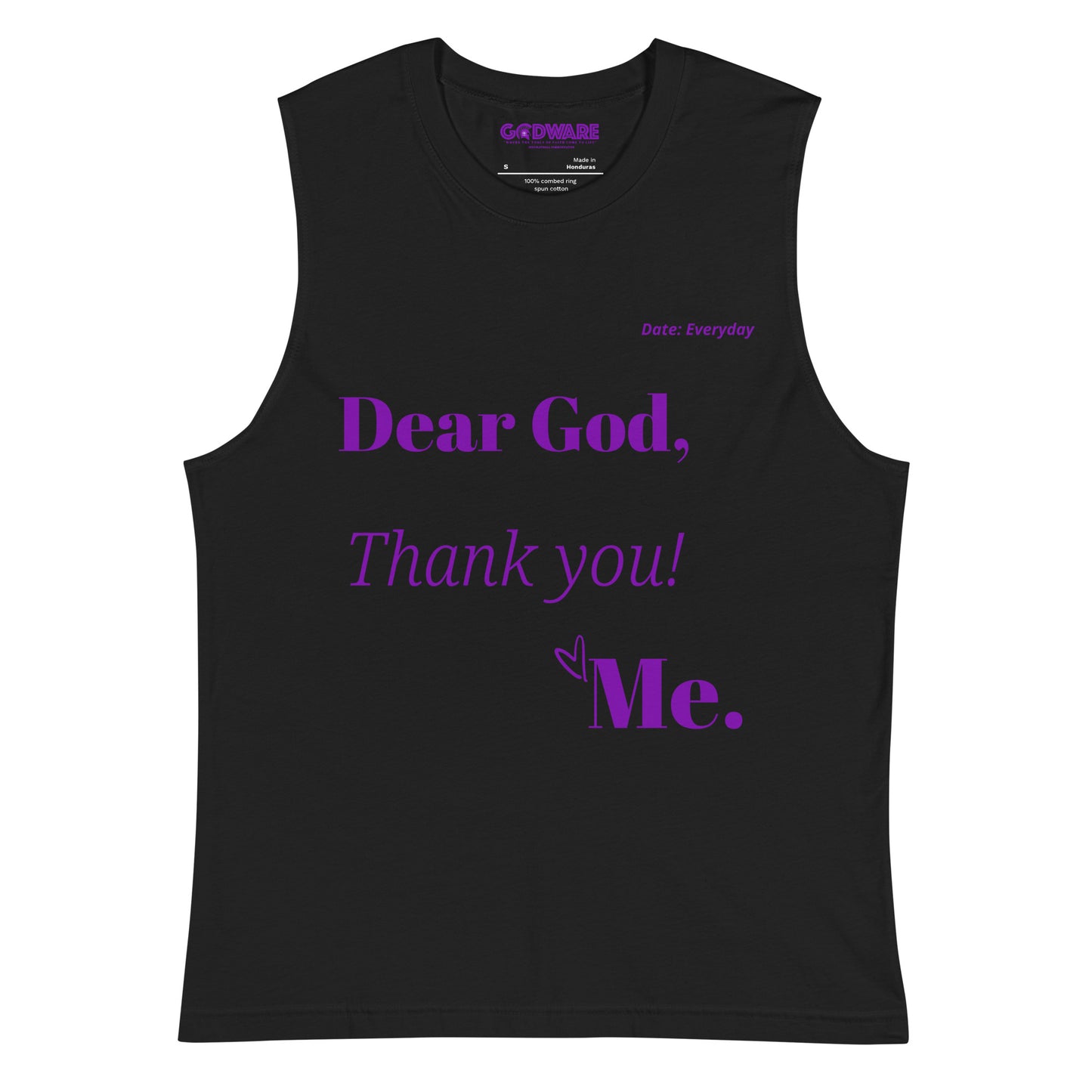 Dear God Unisex Sleeveless Shirt