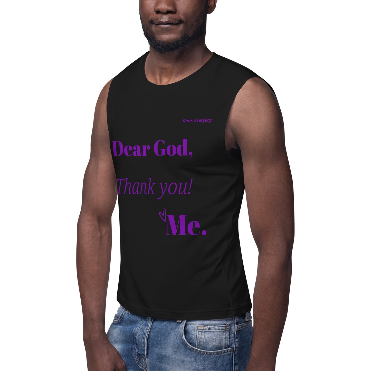 Dear God Unisex Sleeveless Shirt