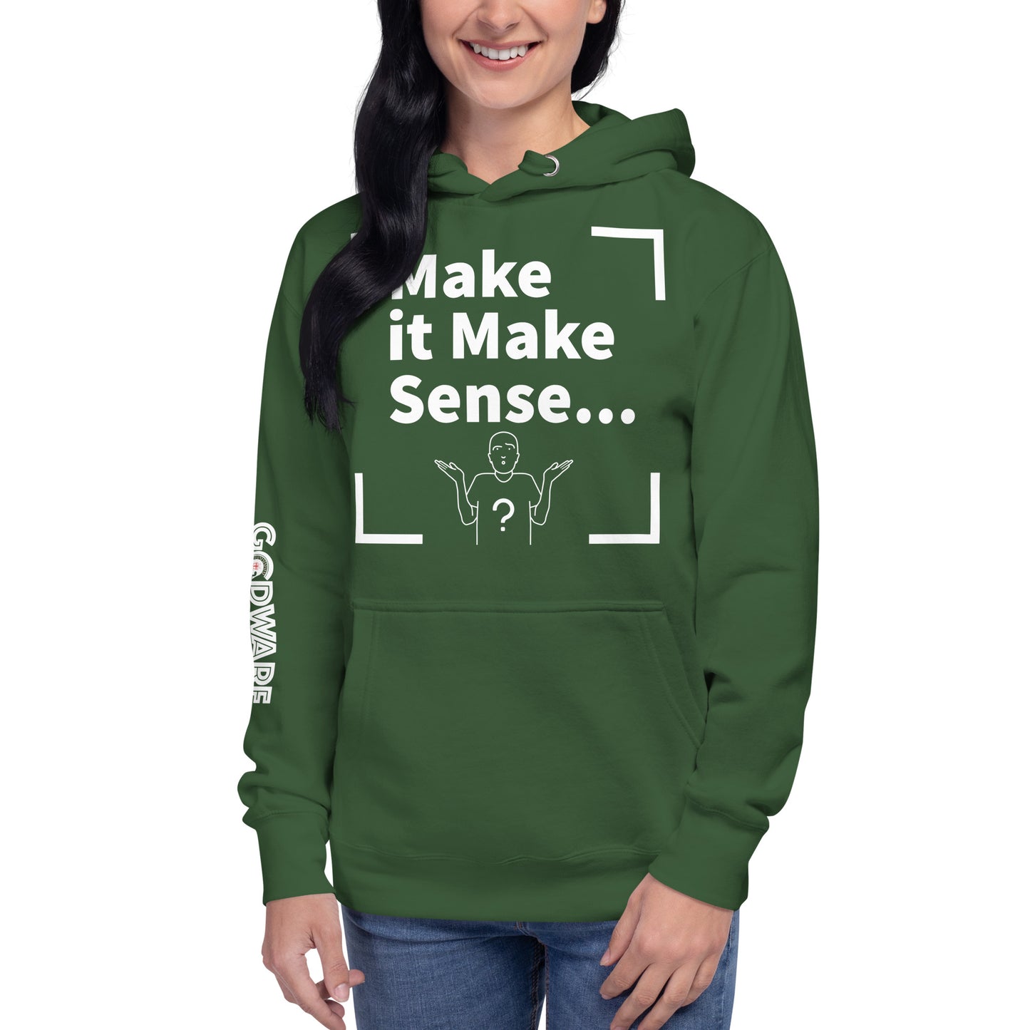Make Sense Premium Cotton Hoodie-Soft colors