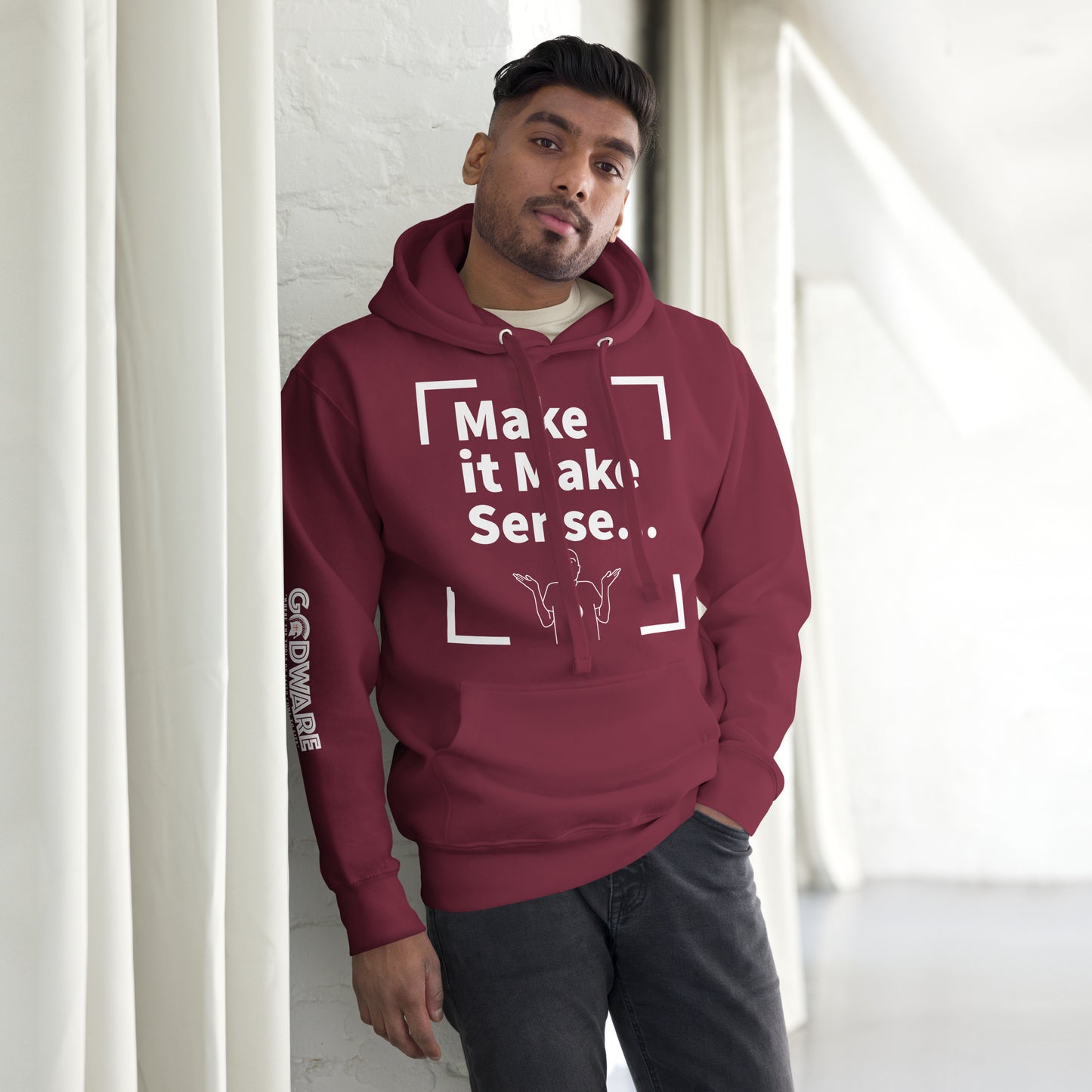 Make Sense Premium Cotton Hoodie-Soft colors