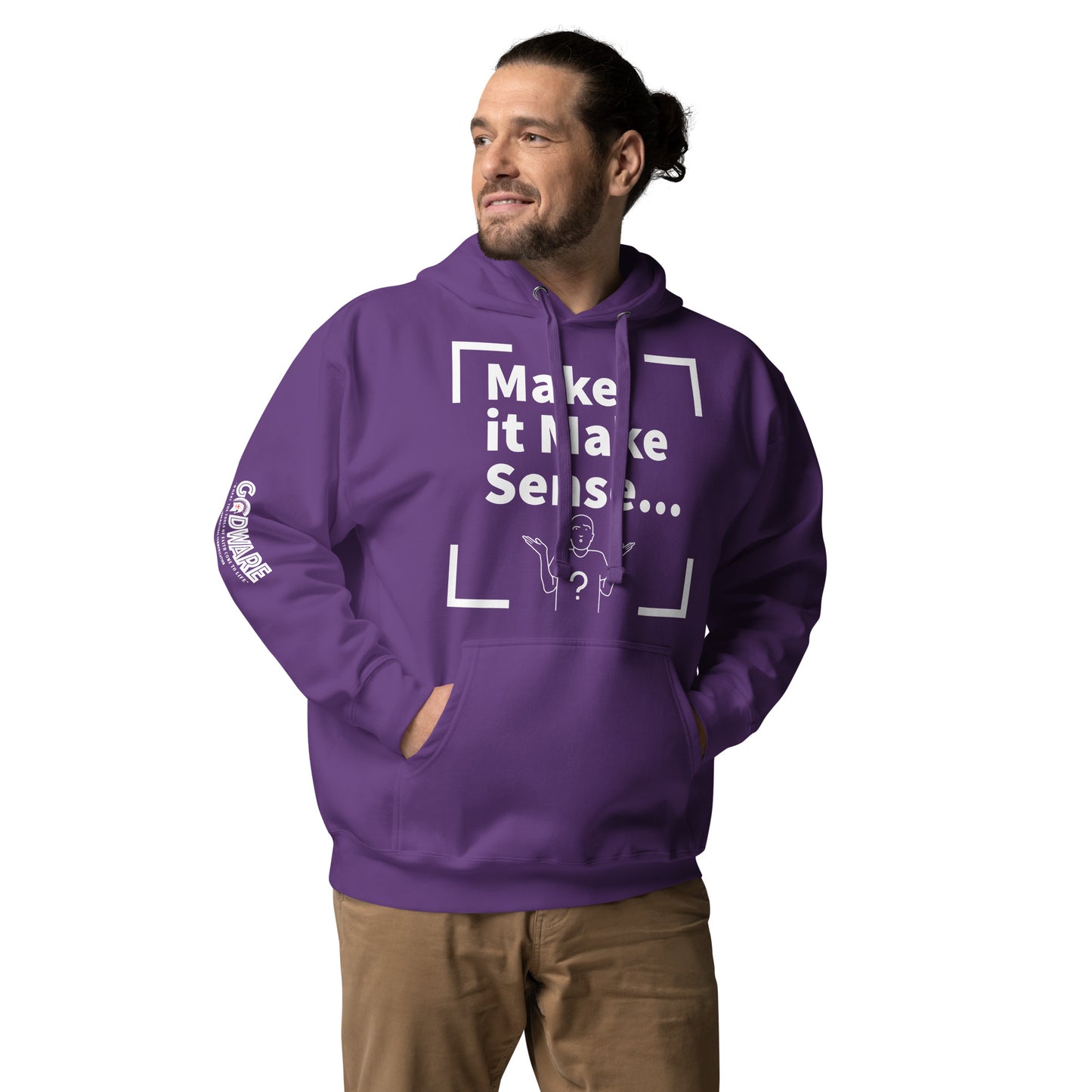 Make Sense Premium Cotton Hoodie-Soft colors