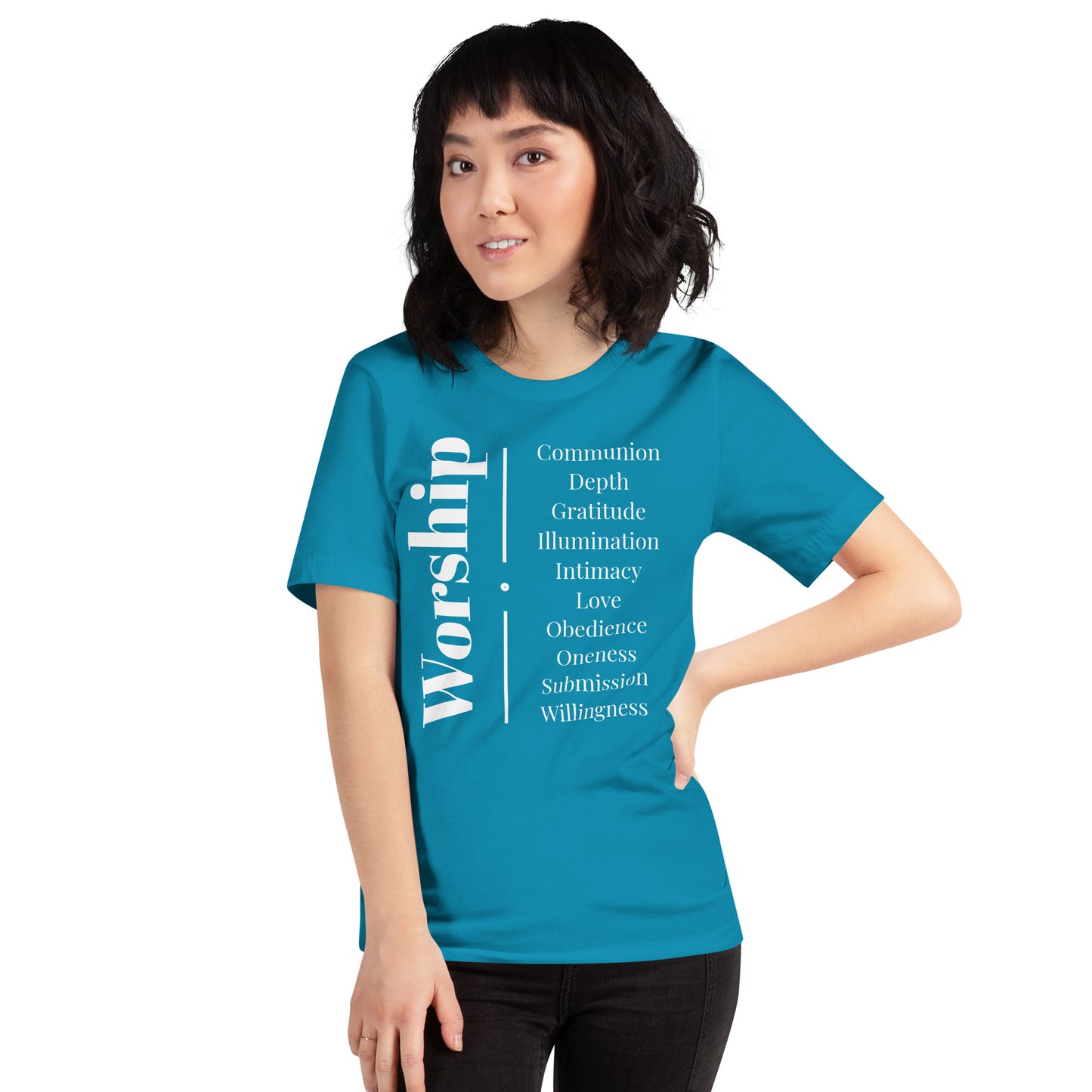 Worship - Unisex cotton t-shirt