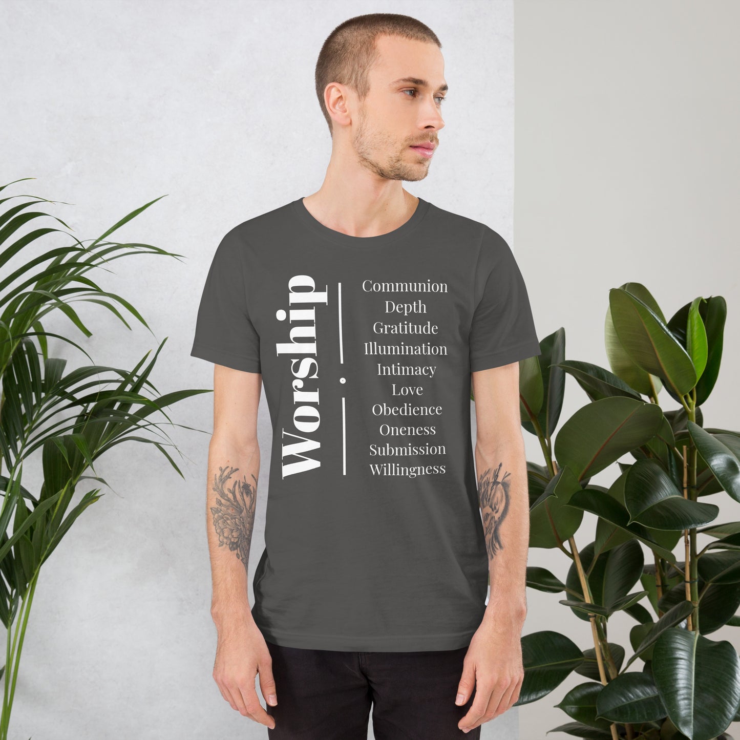 Worship - Unisex cotton t-shirt