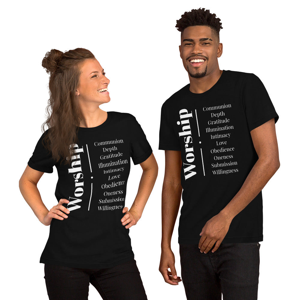 Worship - Unisex cotton t-shirt
