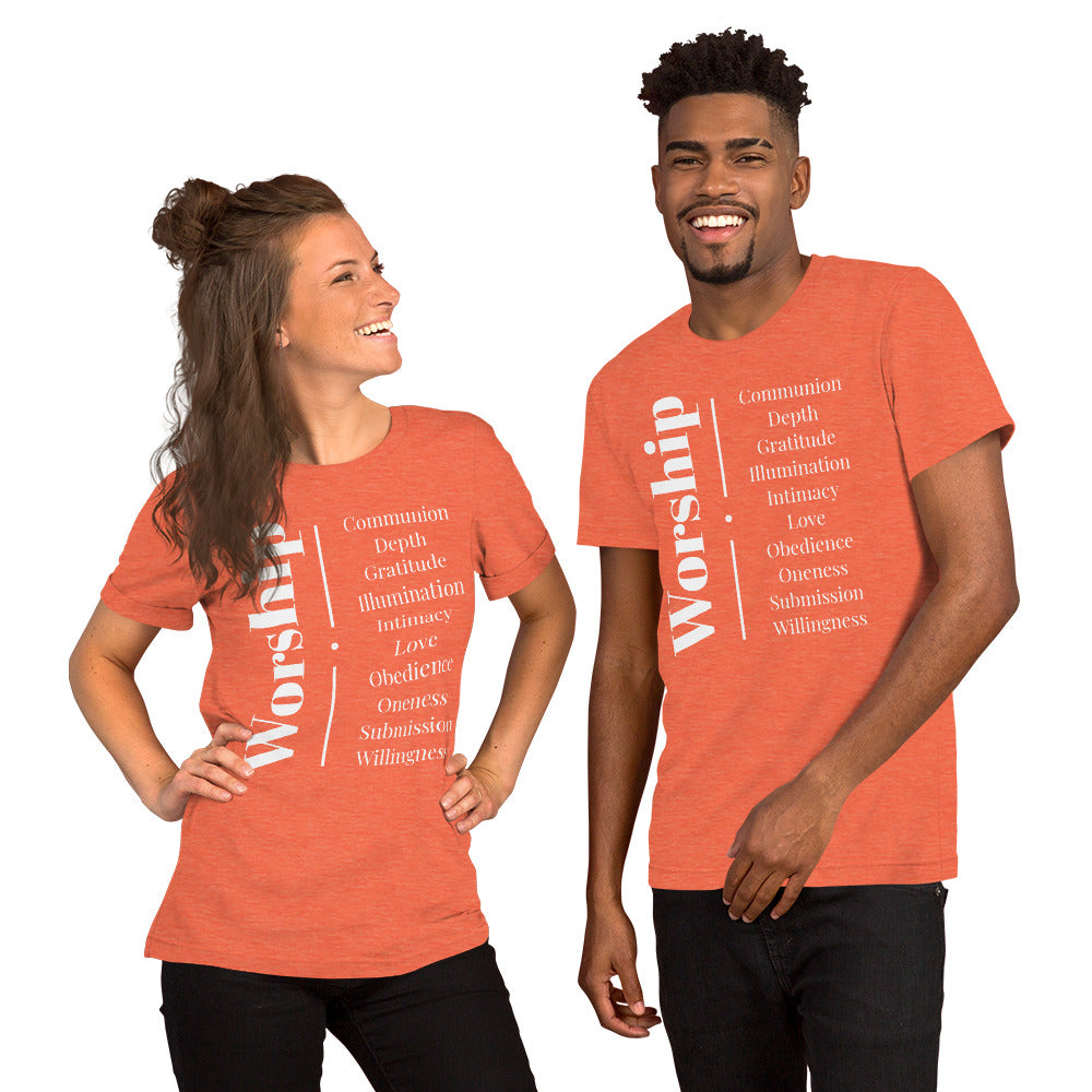 Worship - Unisex cotton t-shirt