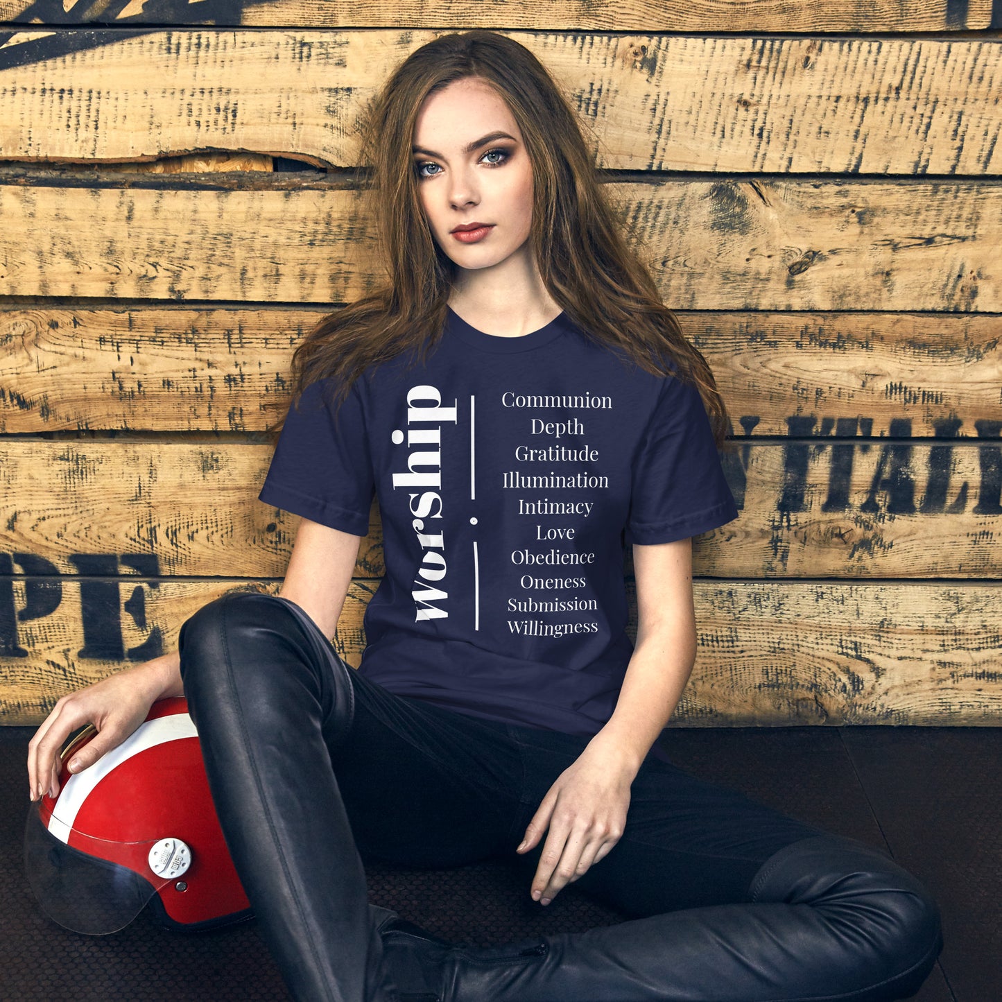 Worship - Unisex cotton t-shirt