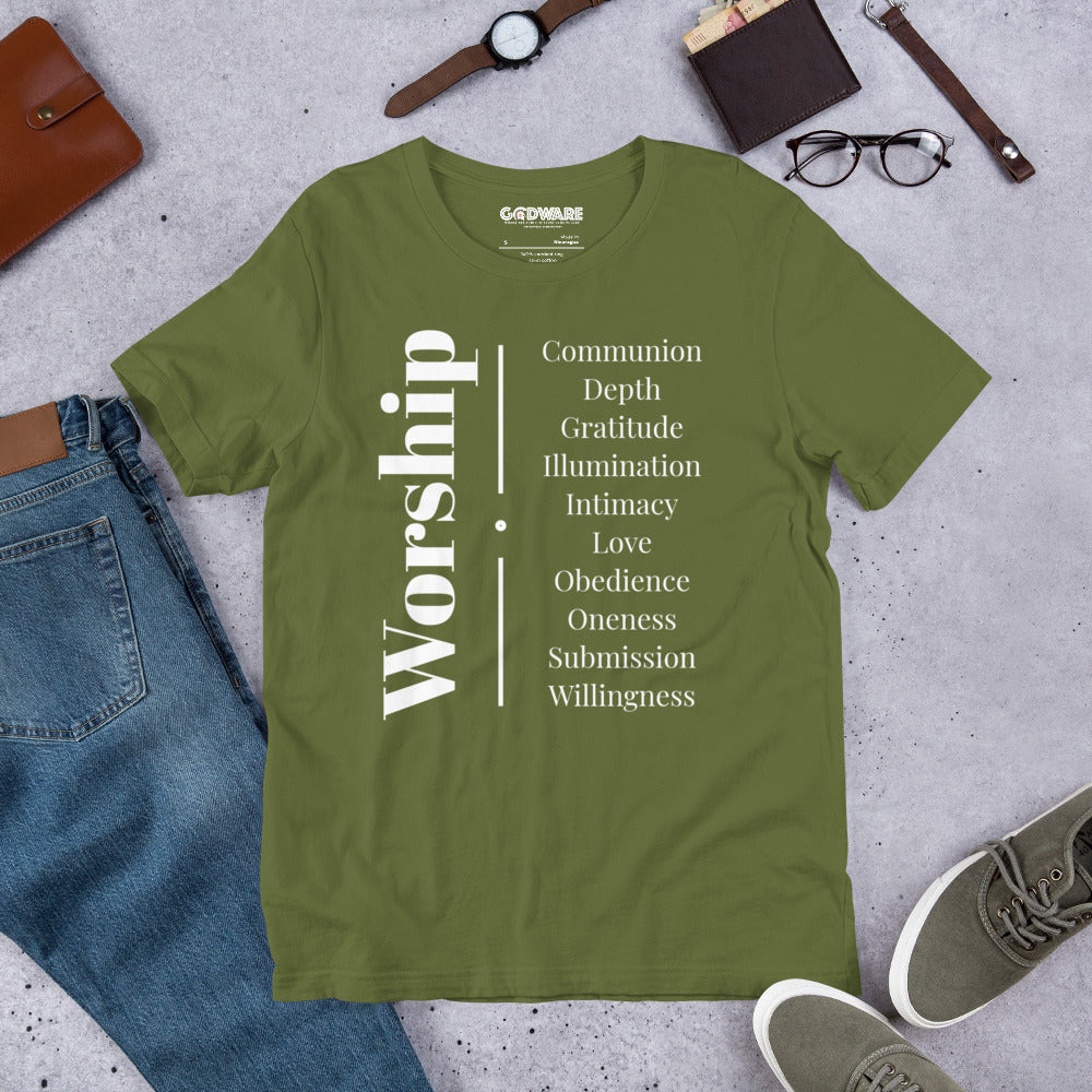 Worship - Unisex cotton t-shirt
