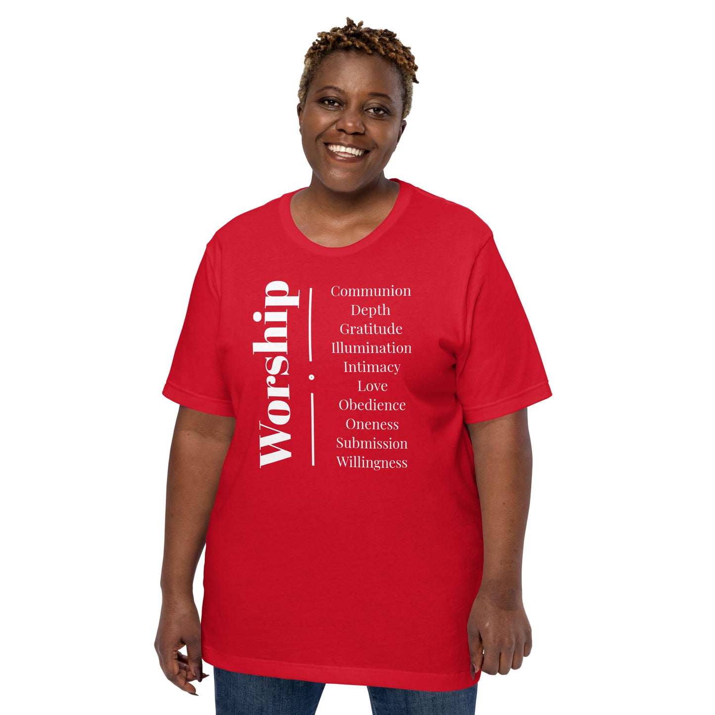 Worship - Unisex cotton t-shirt