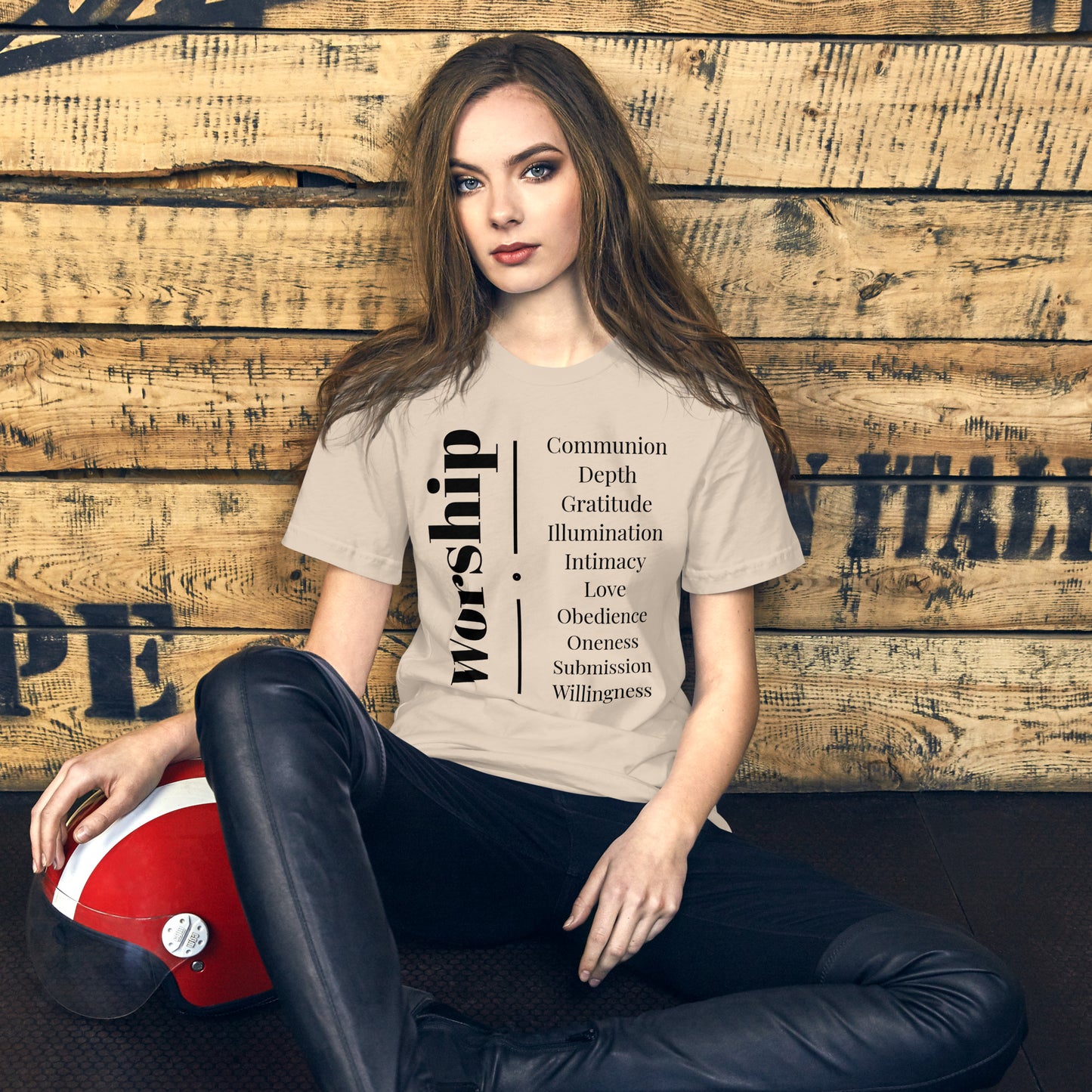 Worship - Unisex cotton t-shirt