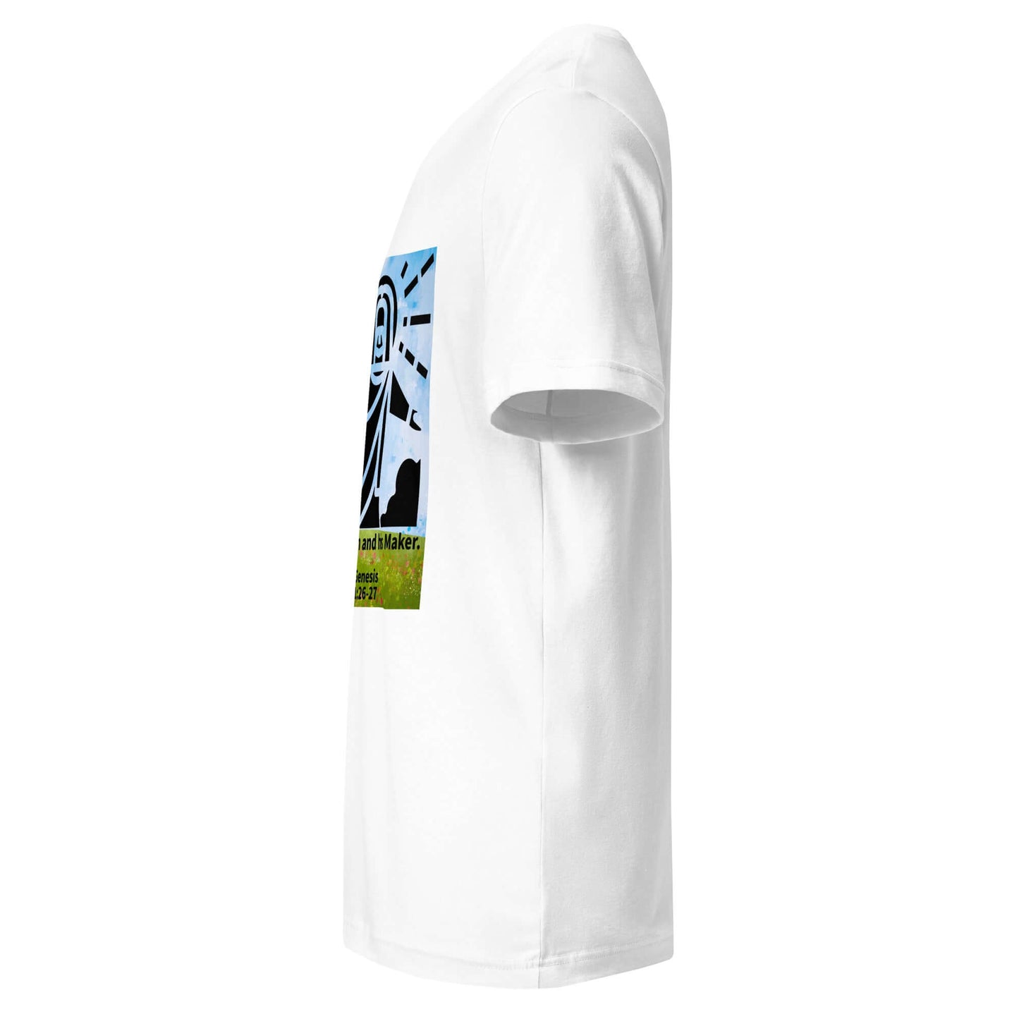 Man praying with God image