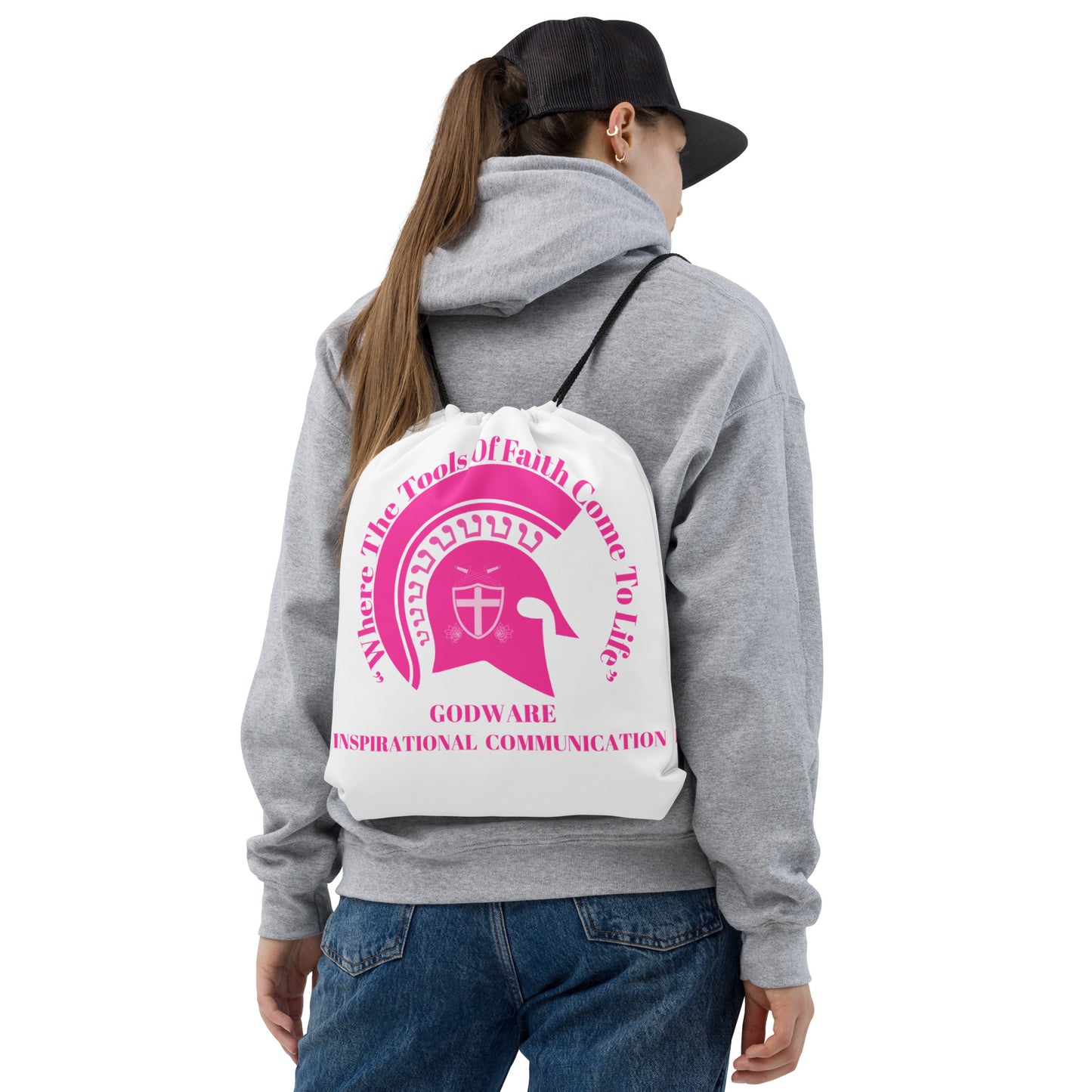 Godware Drawstring bag - Hot Pink